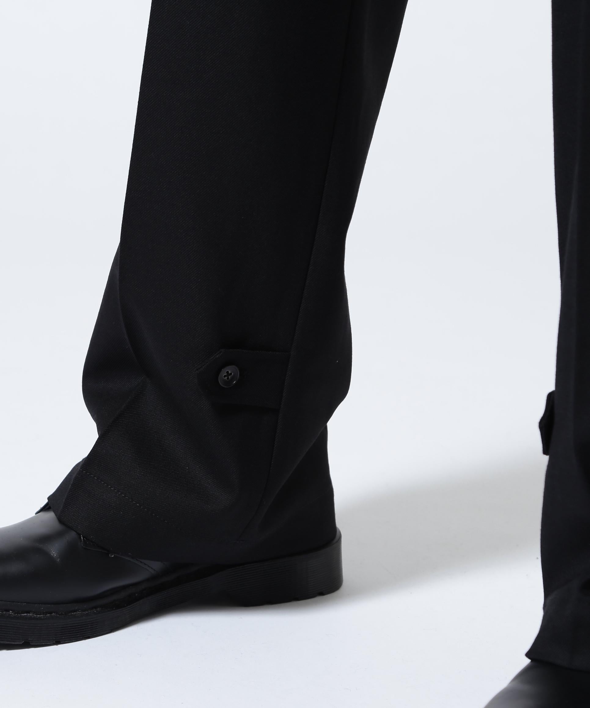 Toironier/トワロニエ/Adjust Hem Military Tr ブラック