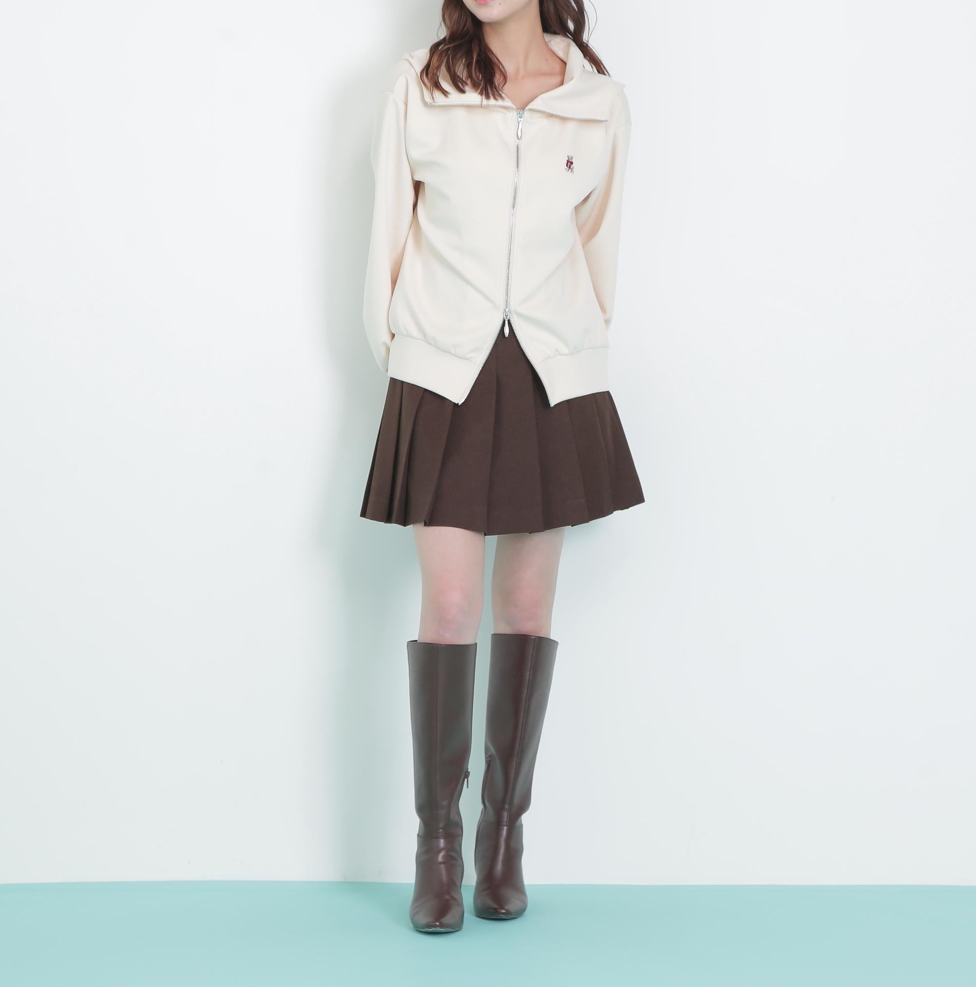 <BEARシリーズ>ビックフードパーカー エクリュ