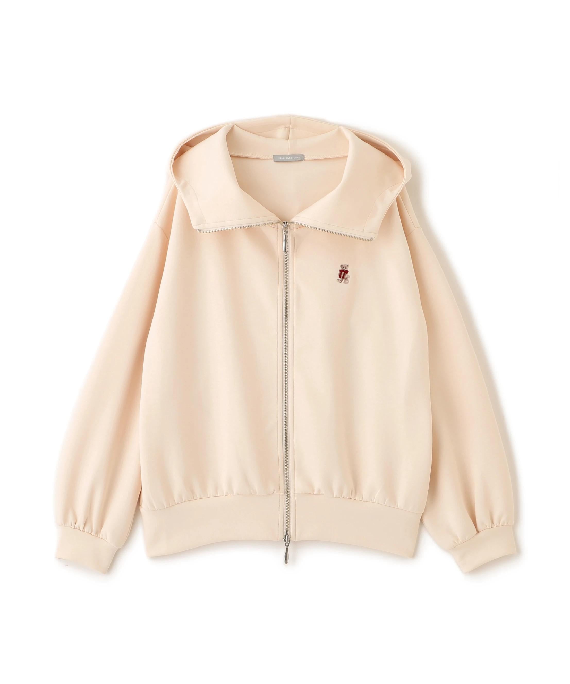 <BEARシリーズ>ビックフードパーカー エクリュ