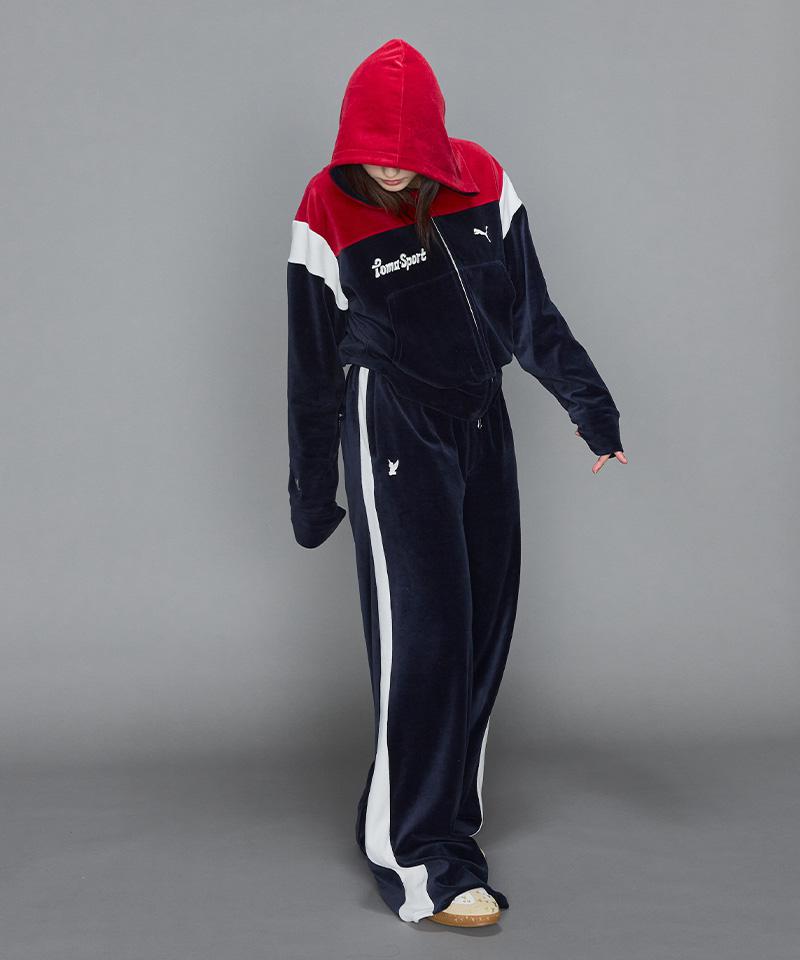 PUMA×MASU/プーマ×エムエーエスユー/ T7 WIDE TRACK PANTS ネイビー