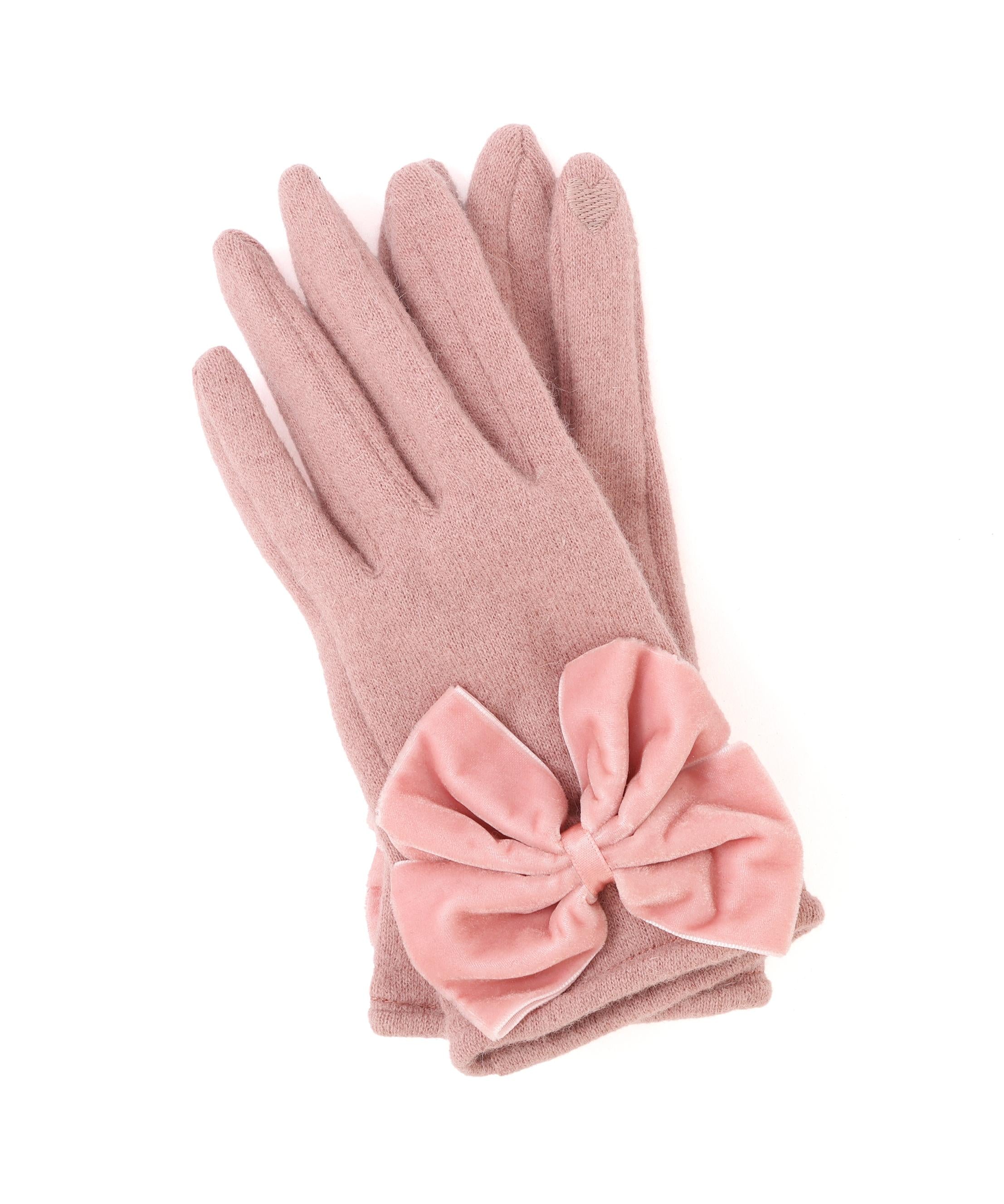 RIBBONグローブ ピンク