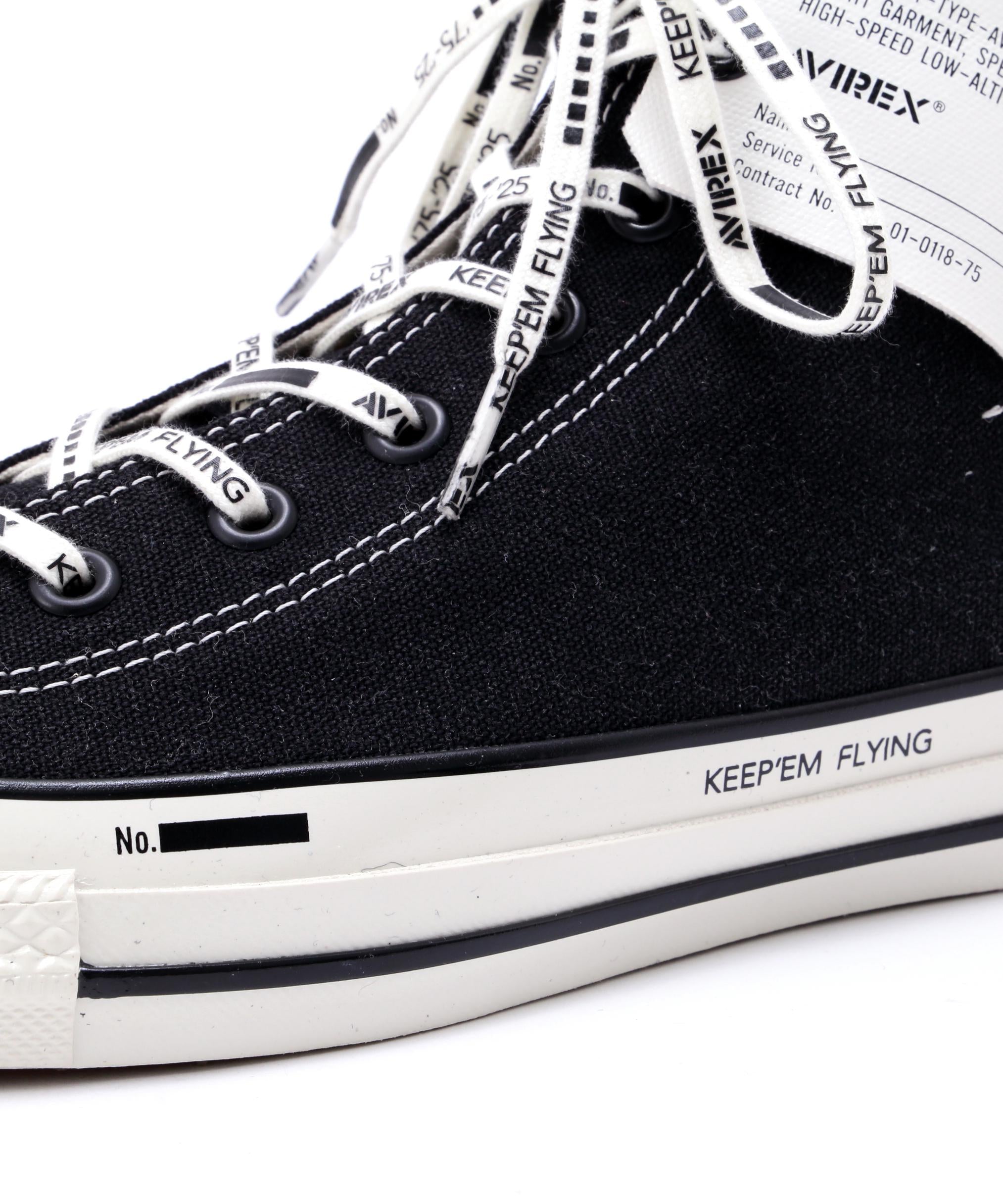 《AVI>EX × CONVE>SE》ALL STA> AGED HI ブラック