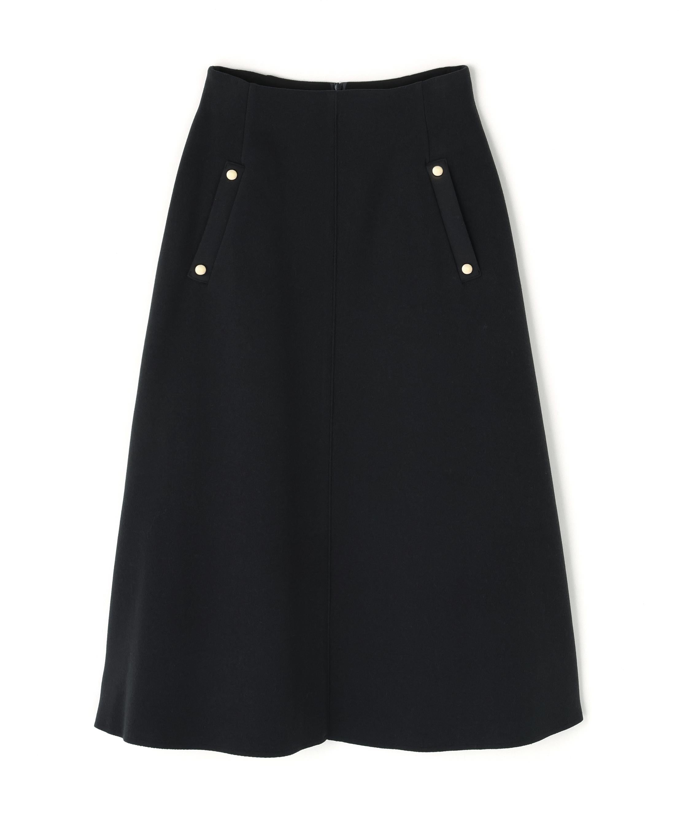 圧縮ジャージーシリーズ フレアスカート チャコール1