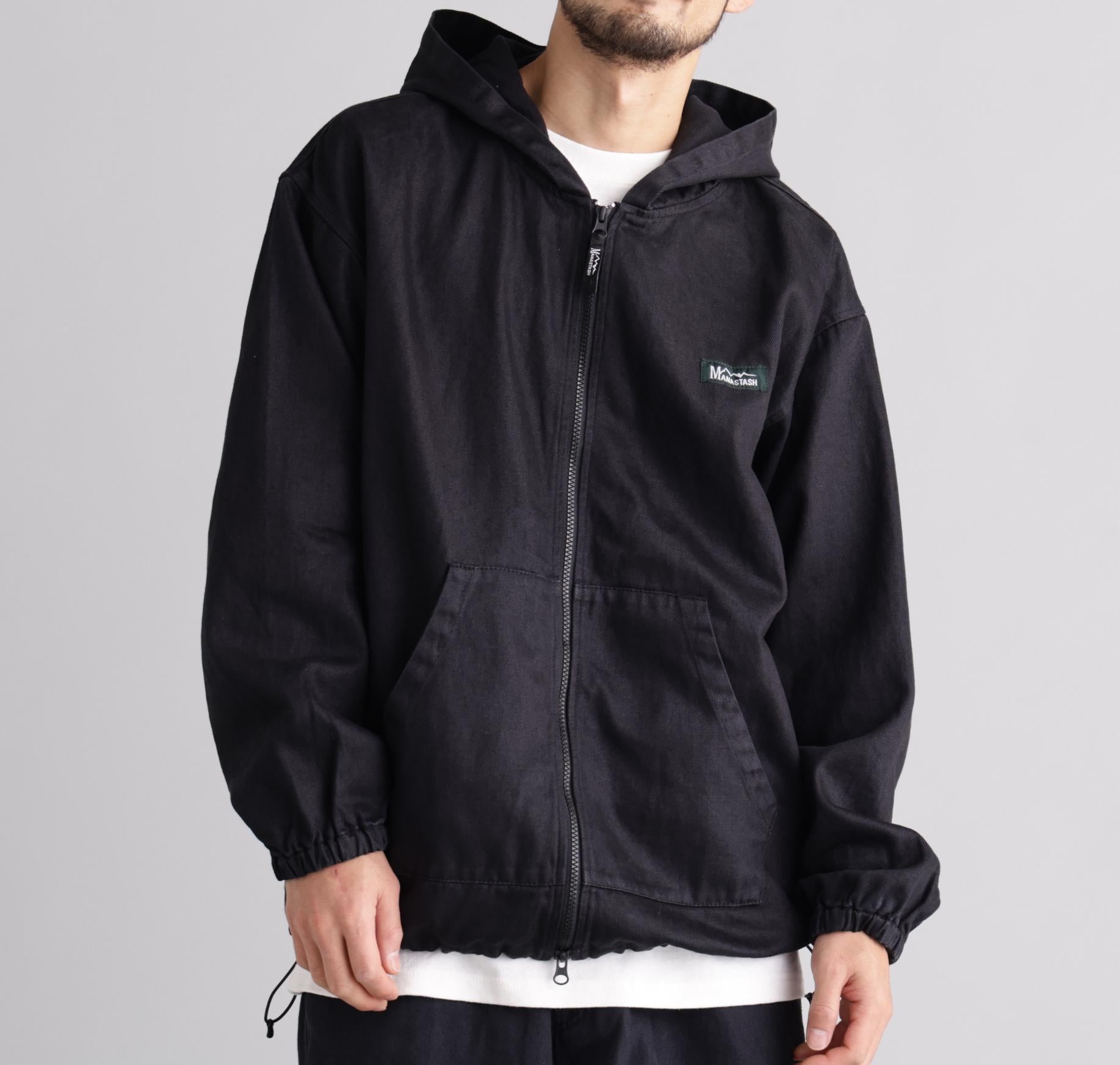 MANASTASH/マナスタッシュ/CHILLIWACK HOODIE/チリワックフーディー ブラック