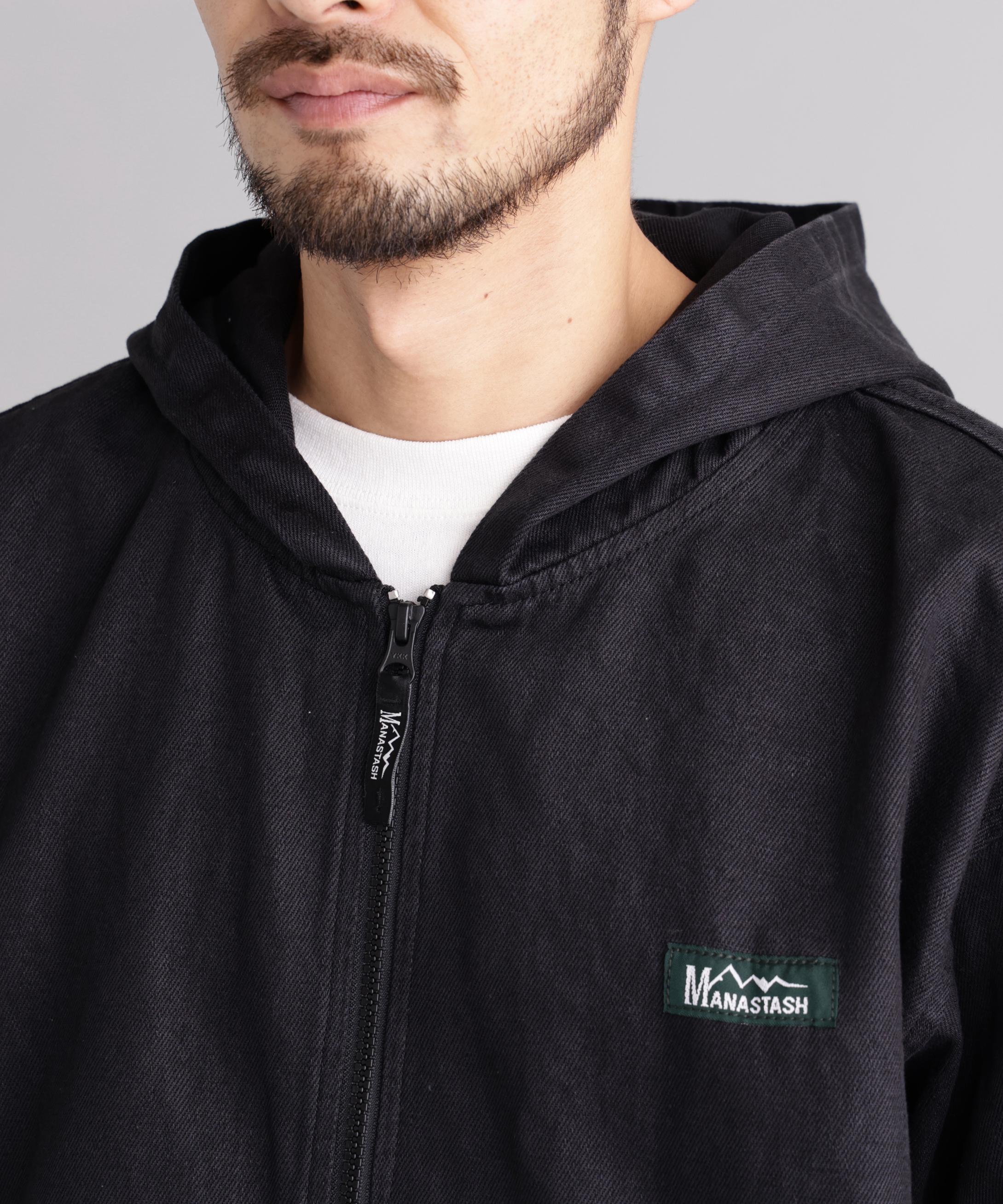 MANASTASH/マナスタッシュ/CHILLIWACK HOODIE/チリワックフーディー ブラック