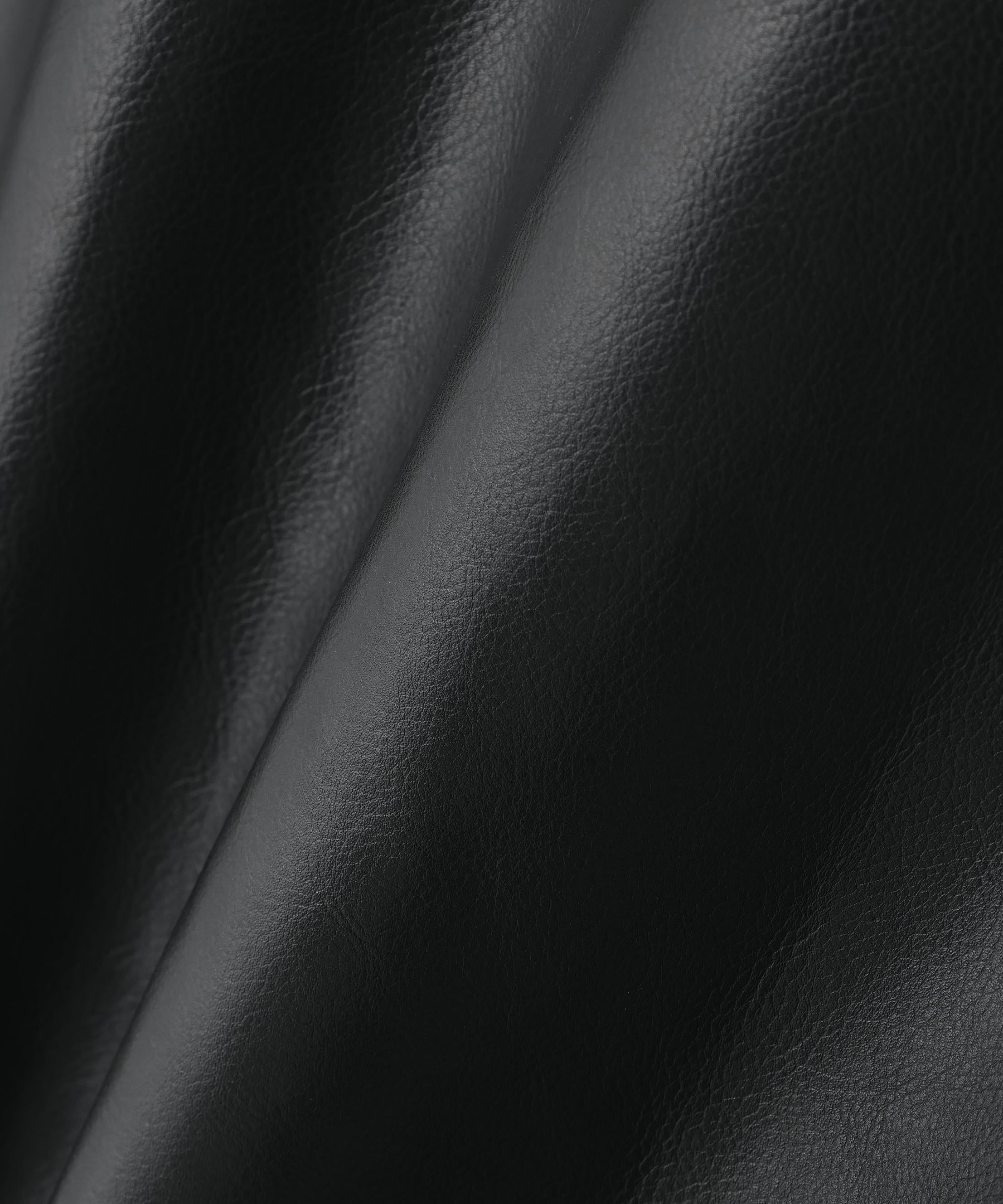 YOKE×吾亦紅/ヨーク×ワレモコウ/LEATHER ZIP BLOUSON Exclusive/吾亦紅別注 ブラック