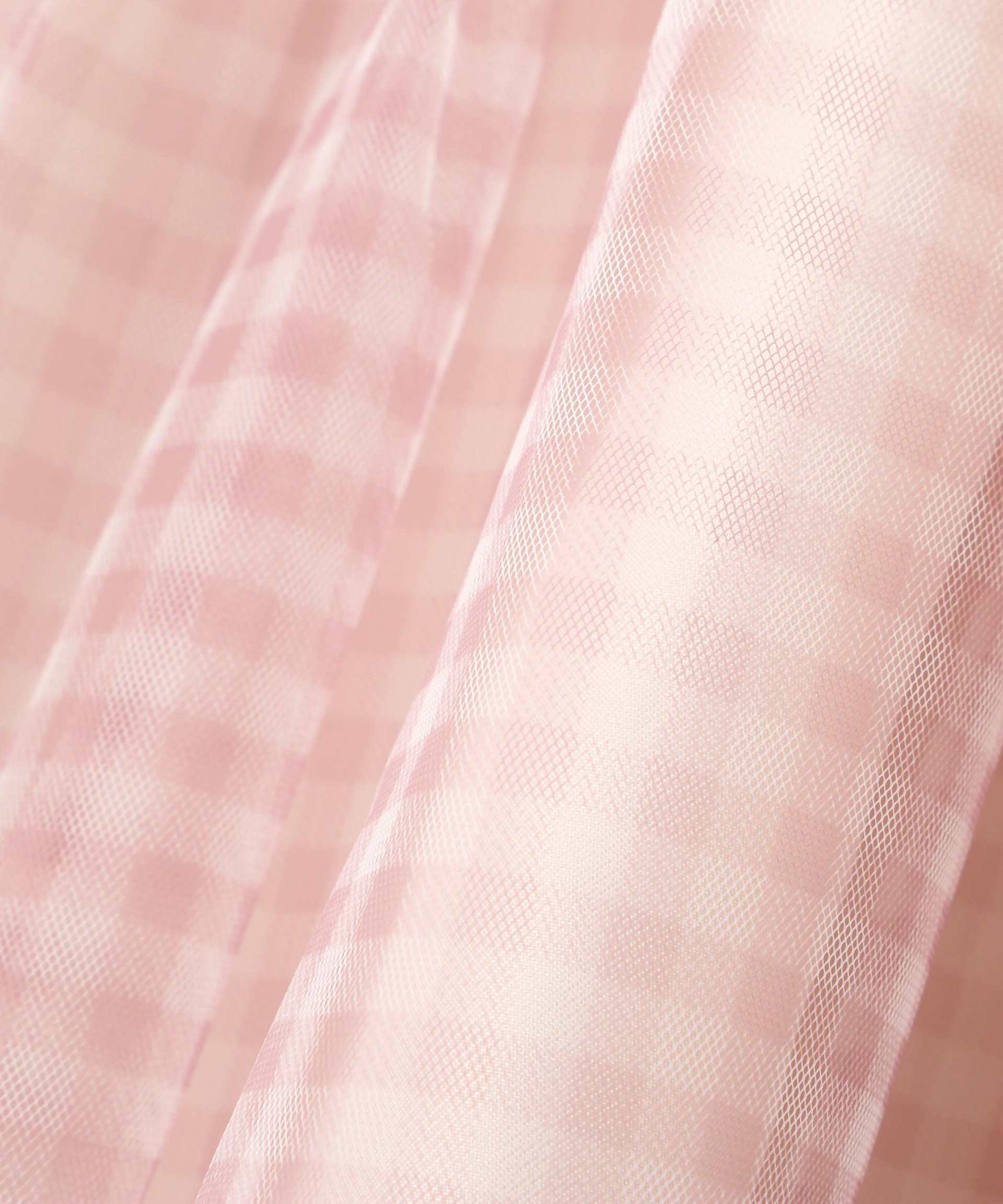 ニット×シアースカートドッキングワンピース ピンク