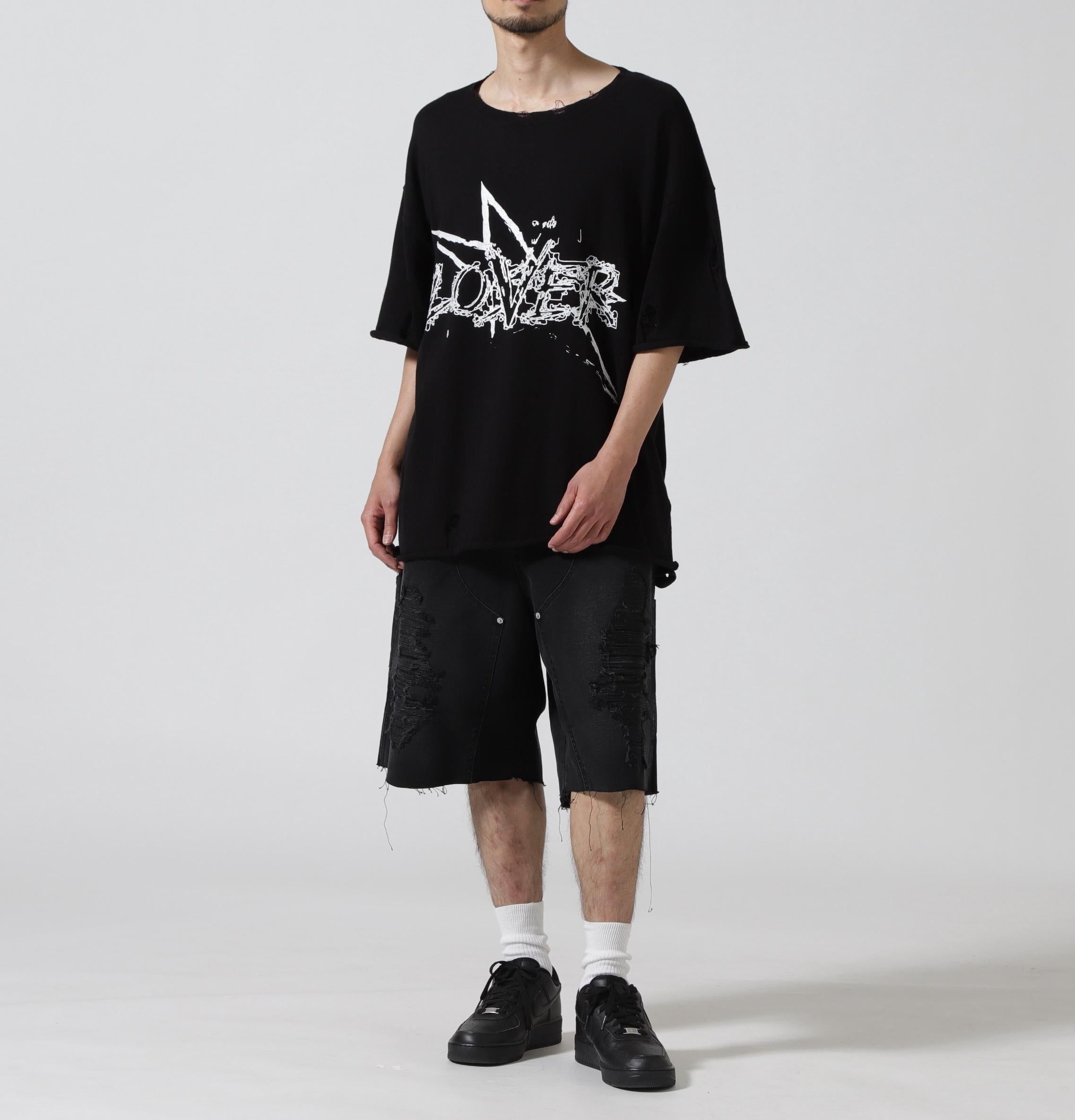 F><13NDS/フレンズ/DOURLE KNEE SHO>TS ブラック