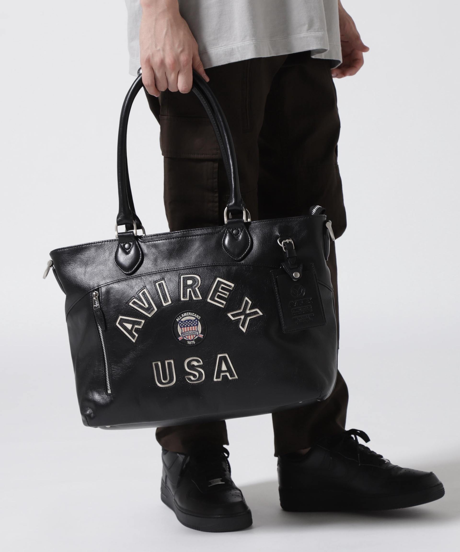 VARSITY BULTO LIMITRD EDITION 2WAY TOTE BAG / AVX5627 ブラック