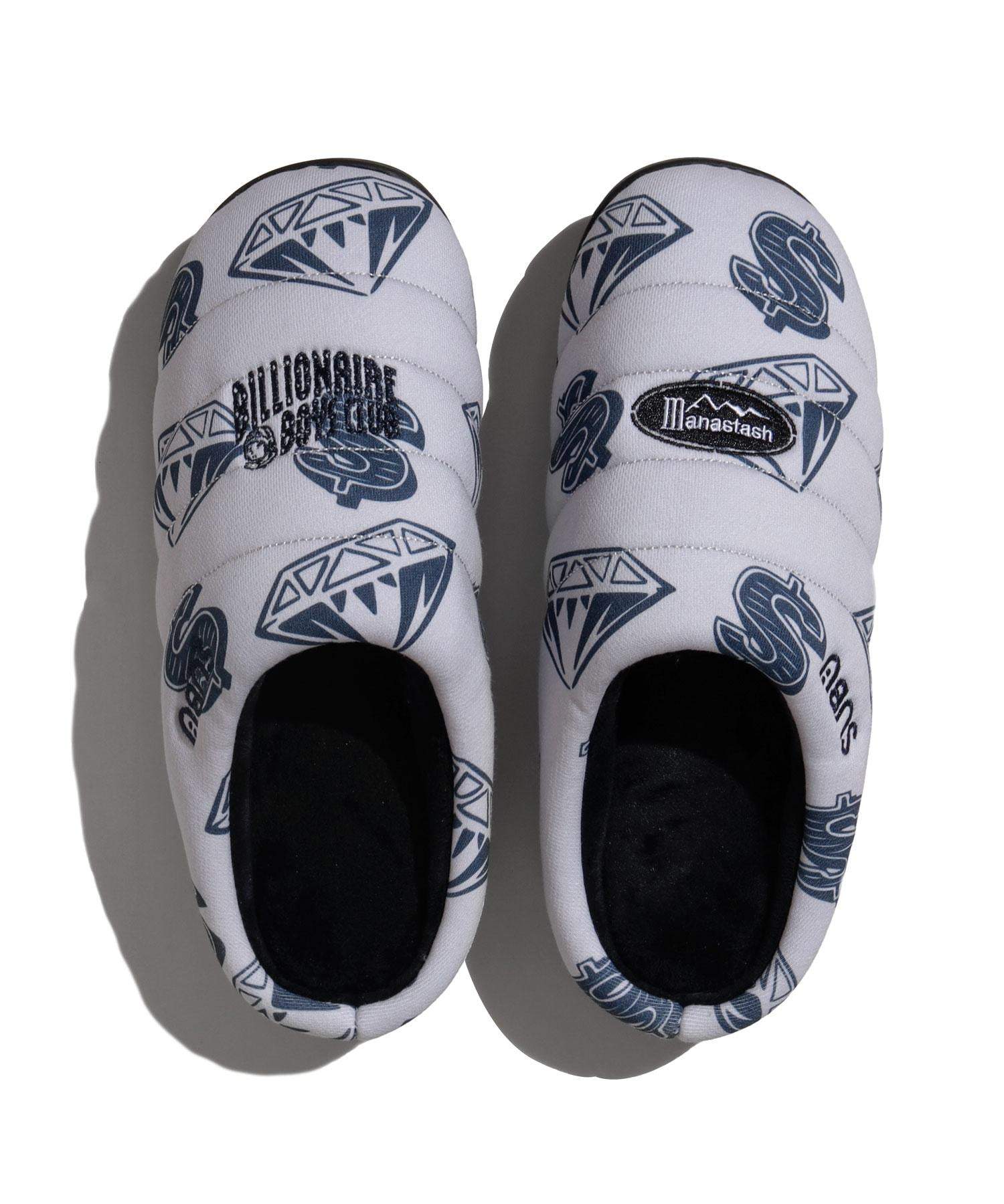 MANASTASHxBILLIONAIRE BOYS CLUB/ビリオネア・ボーイズ・クラブ/BBC MANA SUBU EMB LOGO グレー