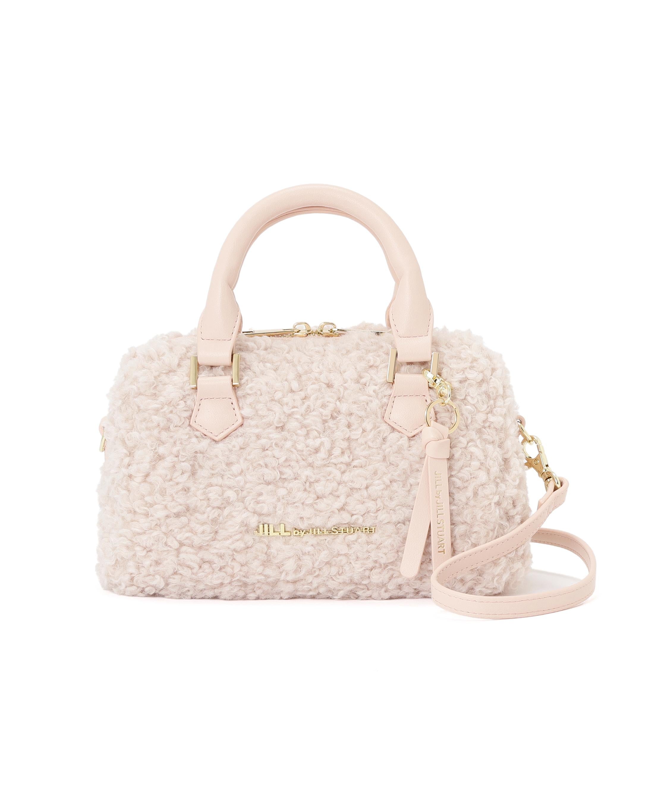 ボアミニボストン ピンク