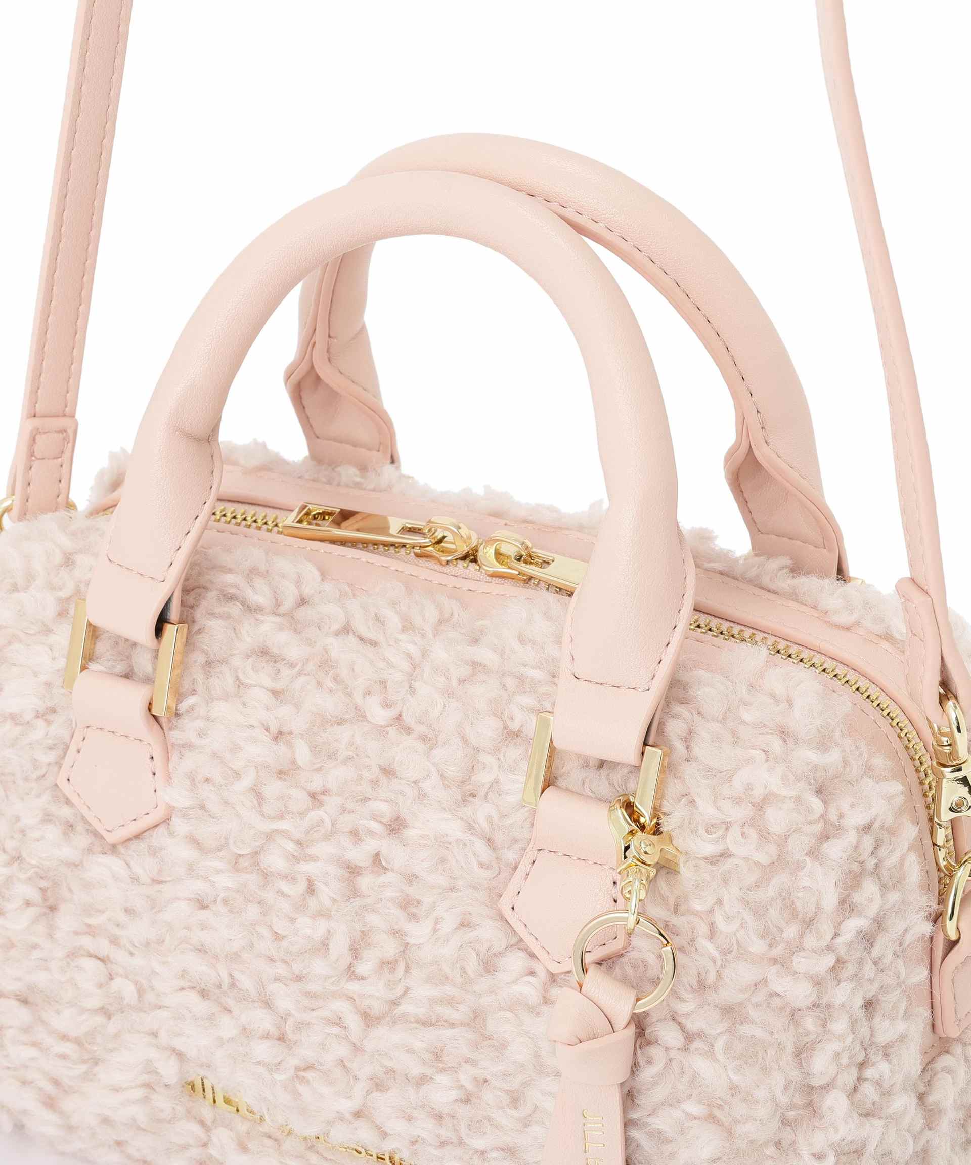 ボアミニボストン ピンク