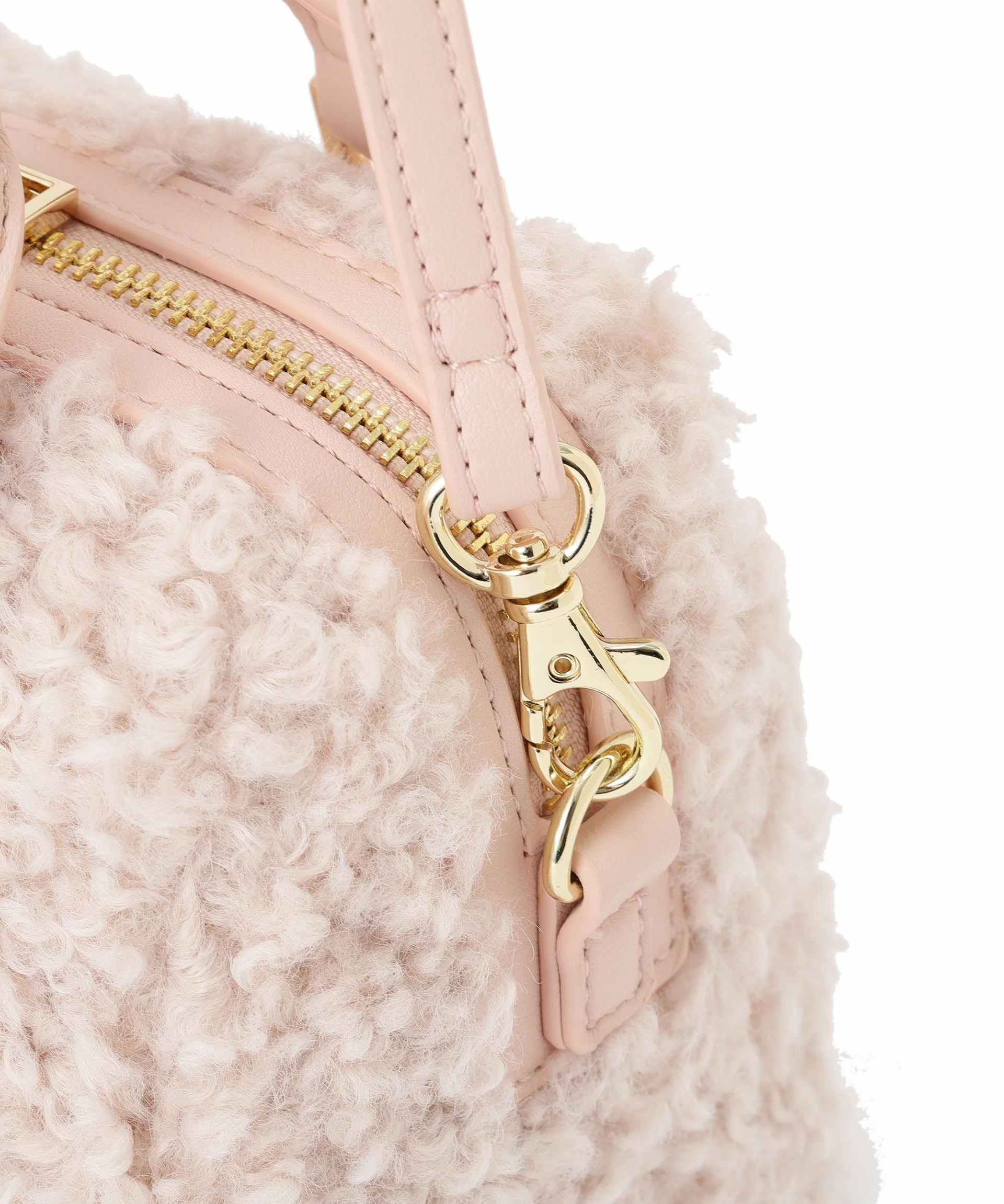 ボアミニボストン ピンク