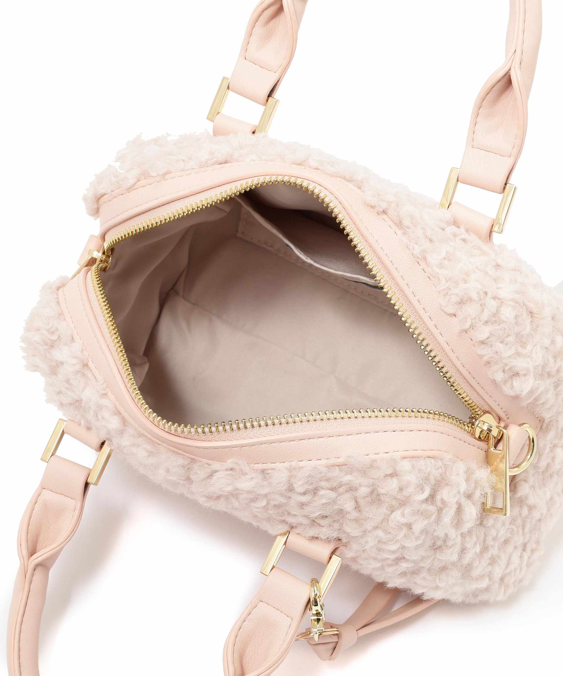 ボアミニボストン ピンク