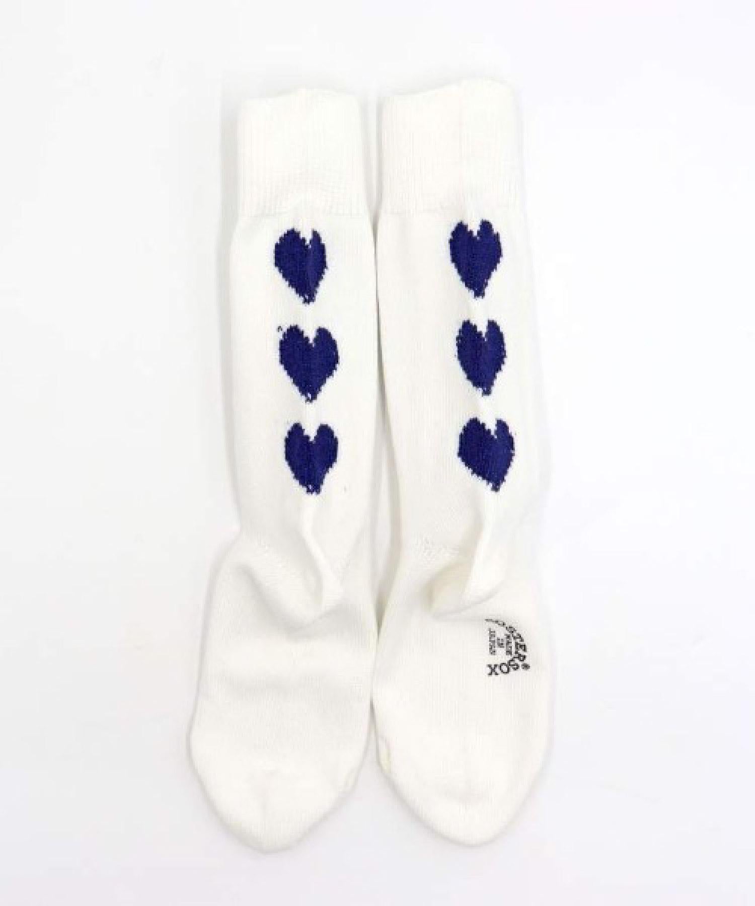 ROSTER SOX/ロスターソックス/Heart by X by SOX ホワイト