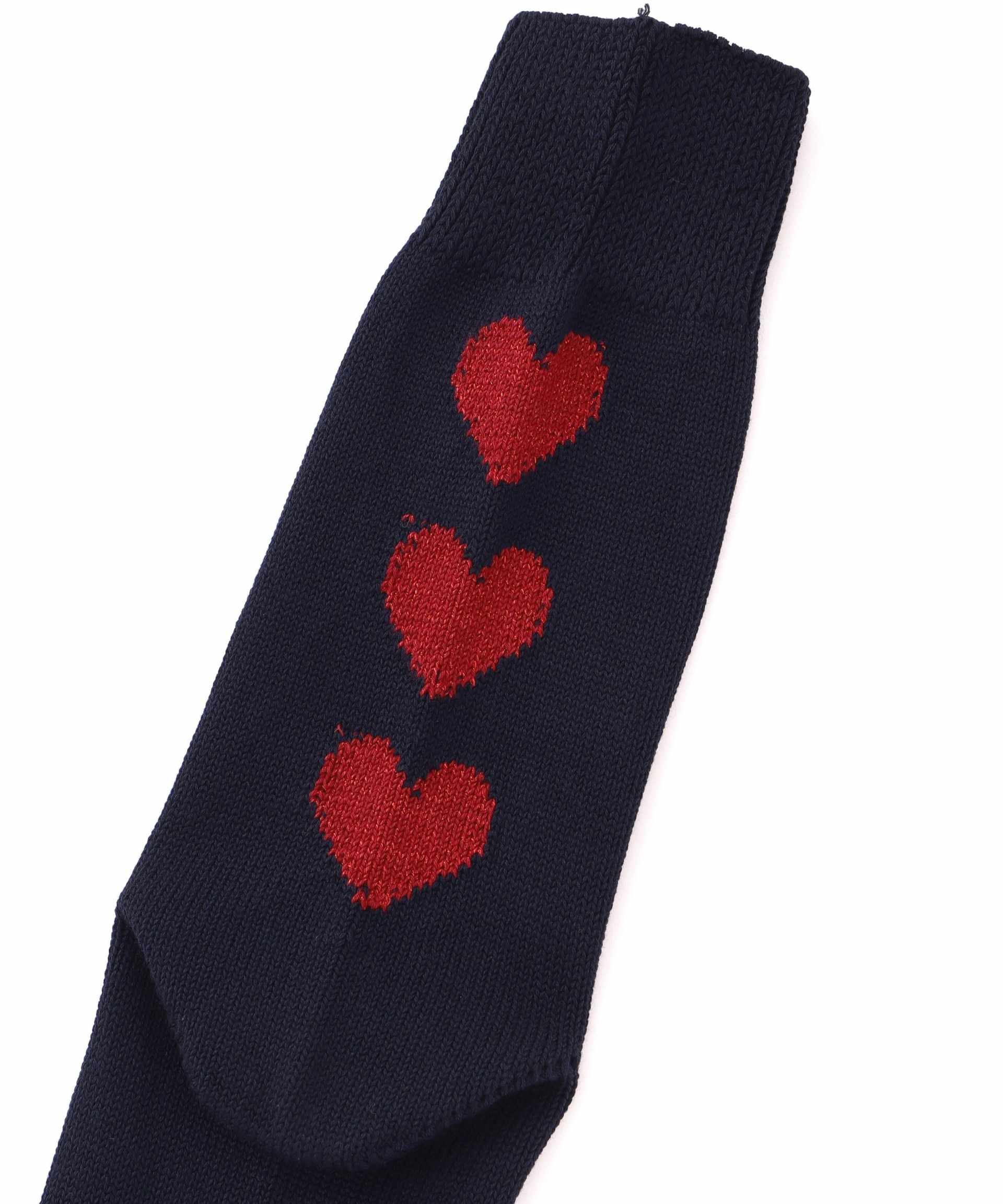 ROSTER SOX/ロスターソックス/Heart by X by SOX ネイビー