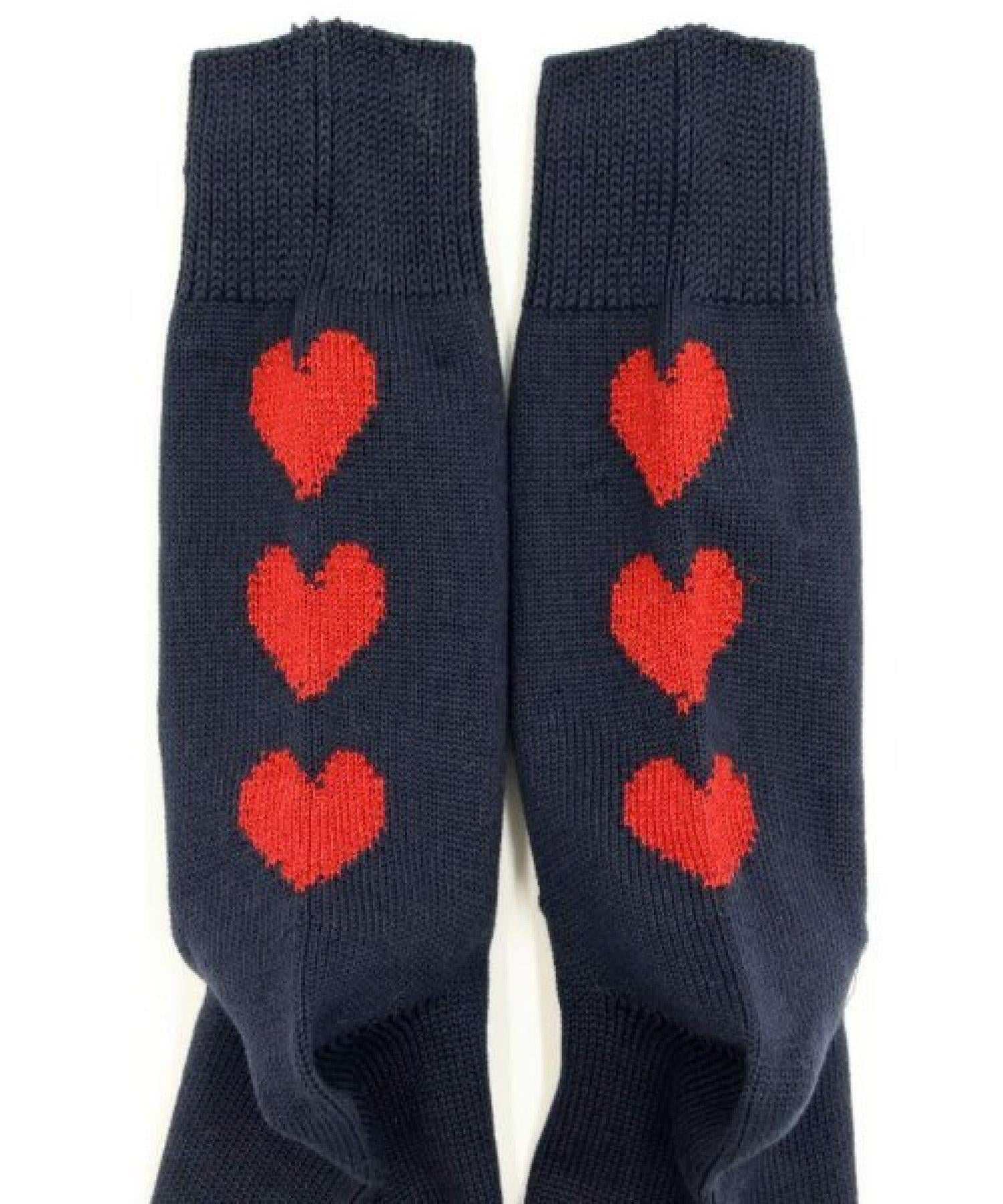 ROSTER SOX/ロスターソックス/Heart by X by SOX ネイビー