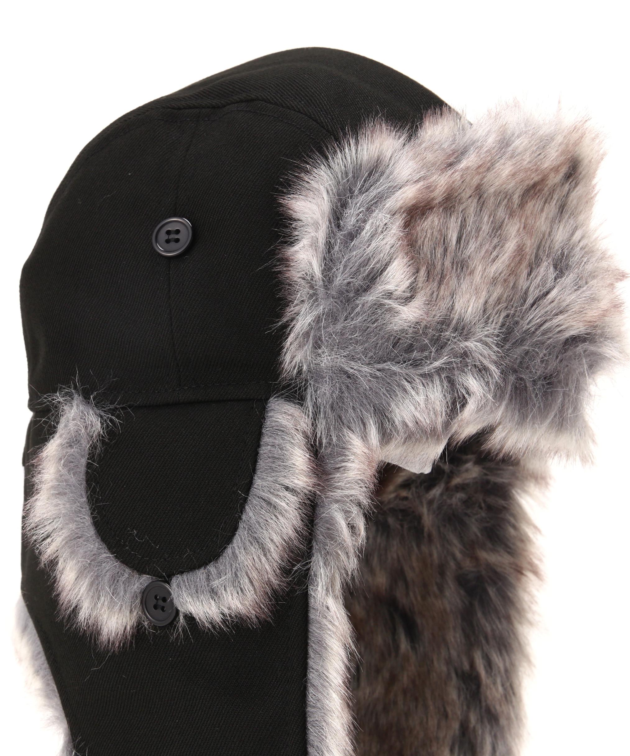 Ground Y×NEWERA/グラウンド ワイ/GROUND Y LOGO THE TRAPPER ブラック