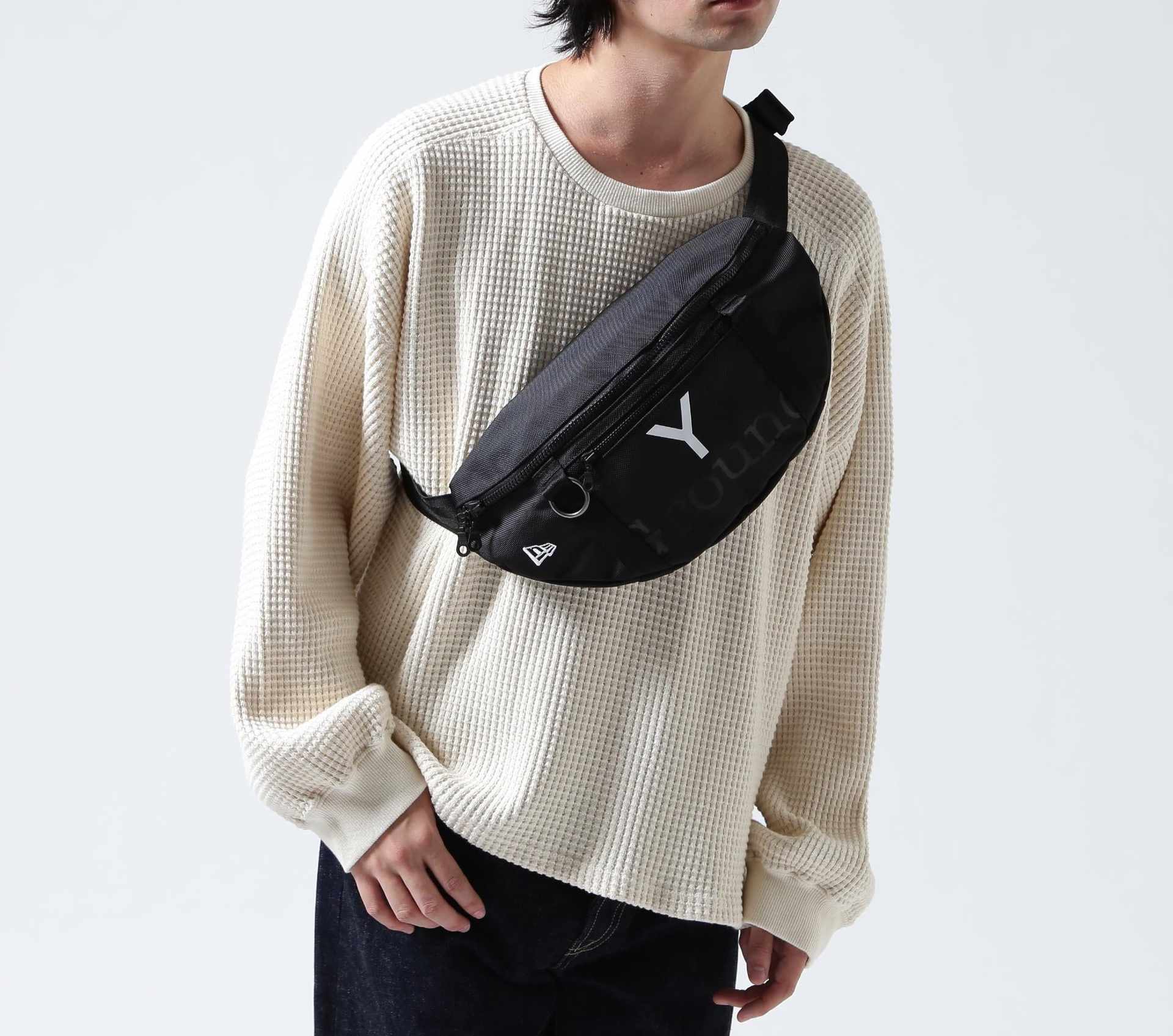 Ground Y×NEWERA/グラウンド ワイ/ウエストバッグ ブラック