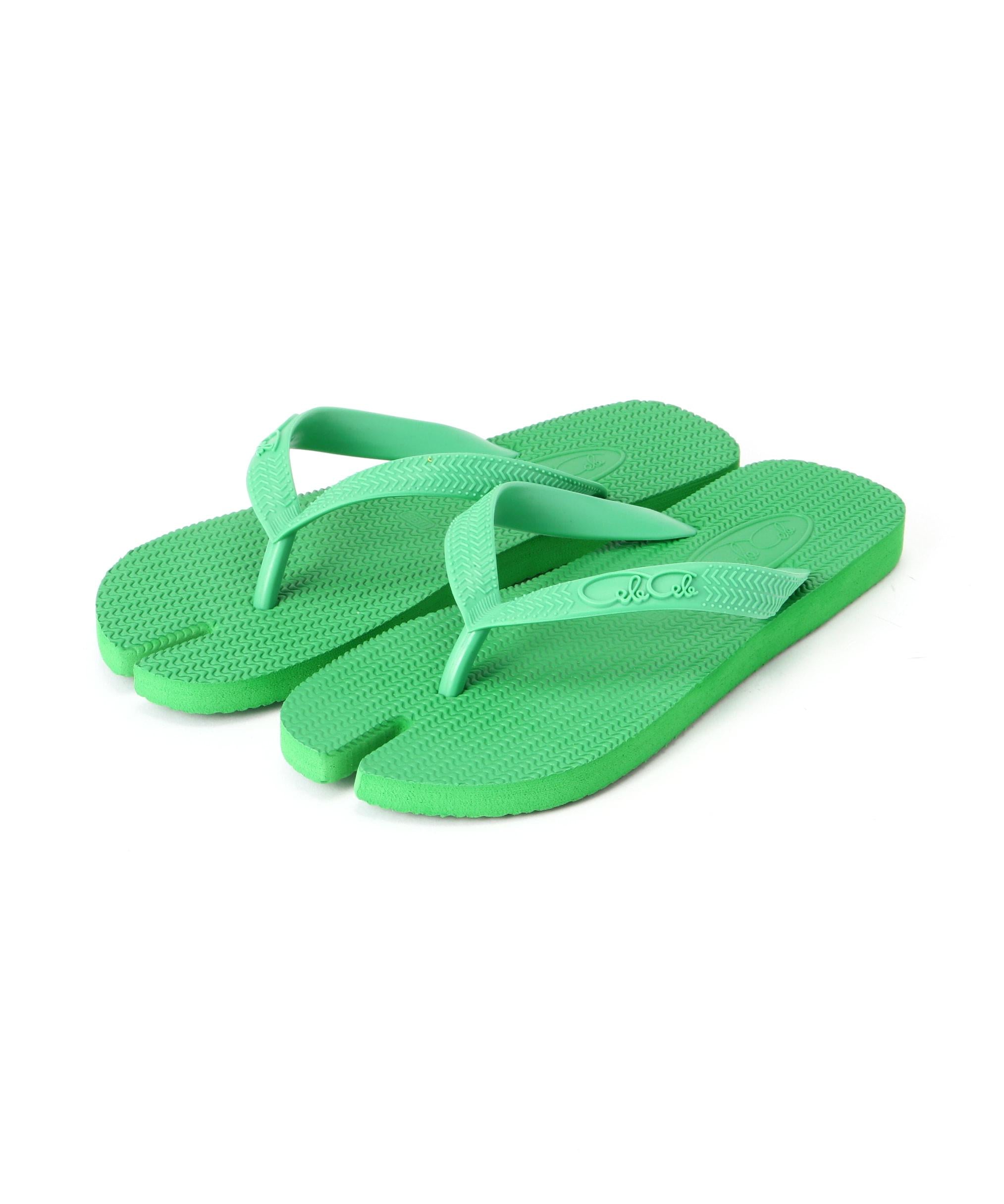 COLECOLE(コールコール)NEW WAVE/G>EEN/ビーチサンダル グリーン