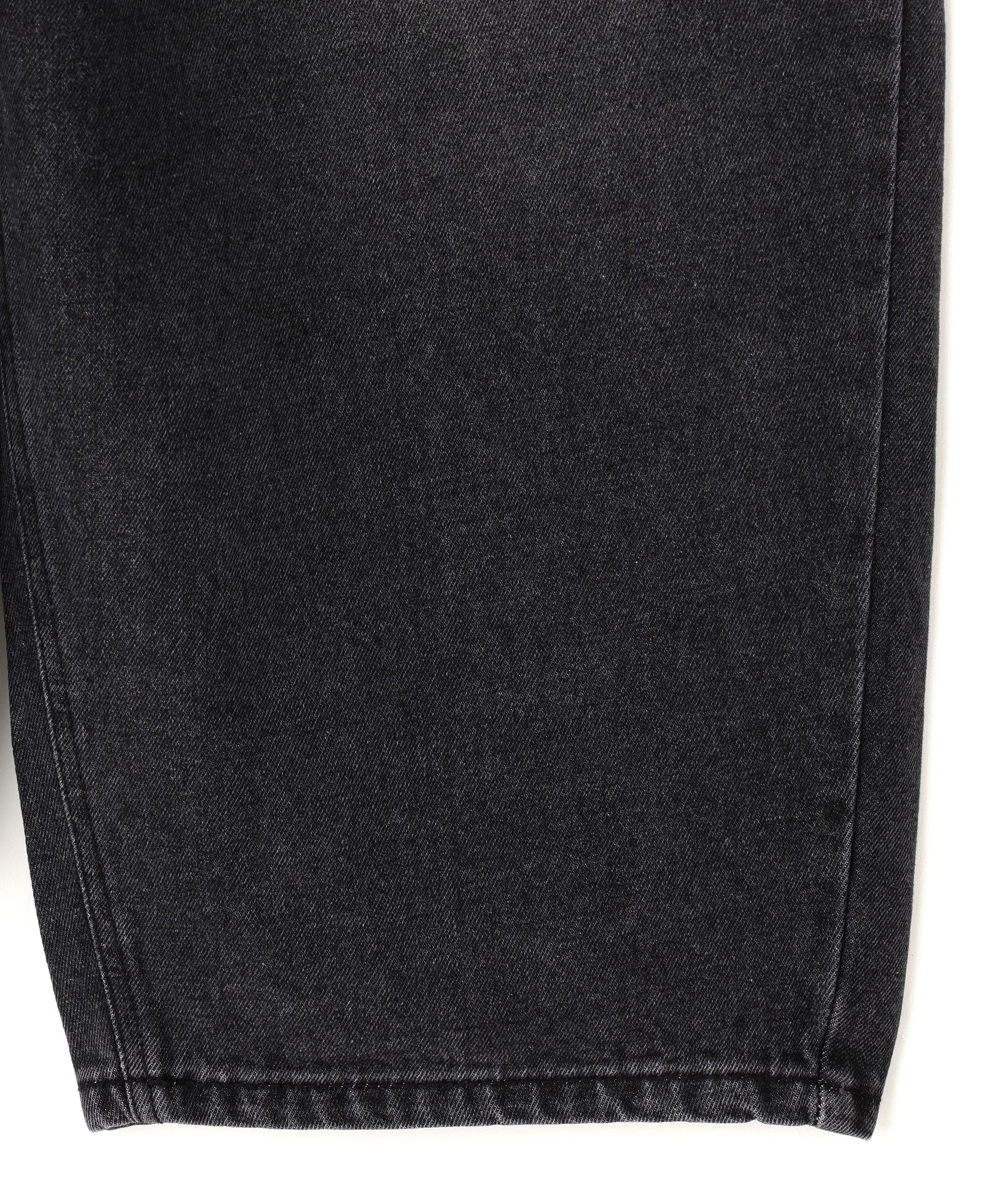 SIS/エスアイエス/Washed Denim Wide Pants Black ブラック