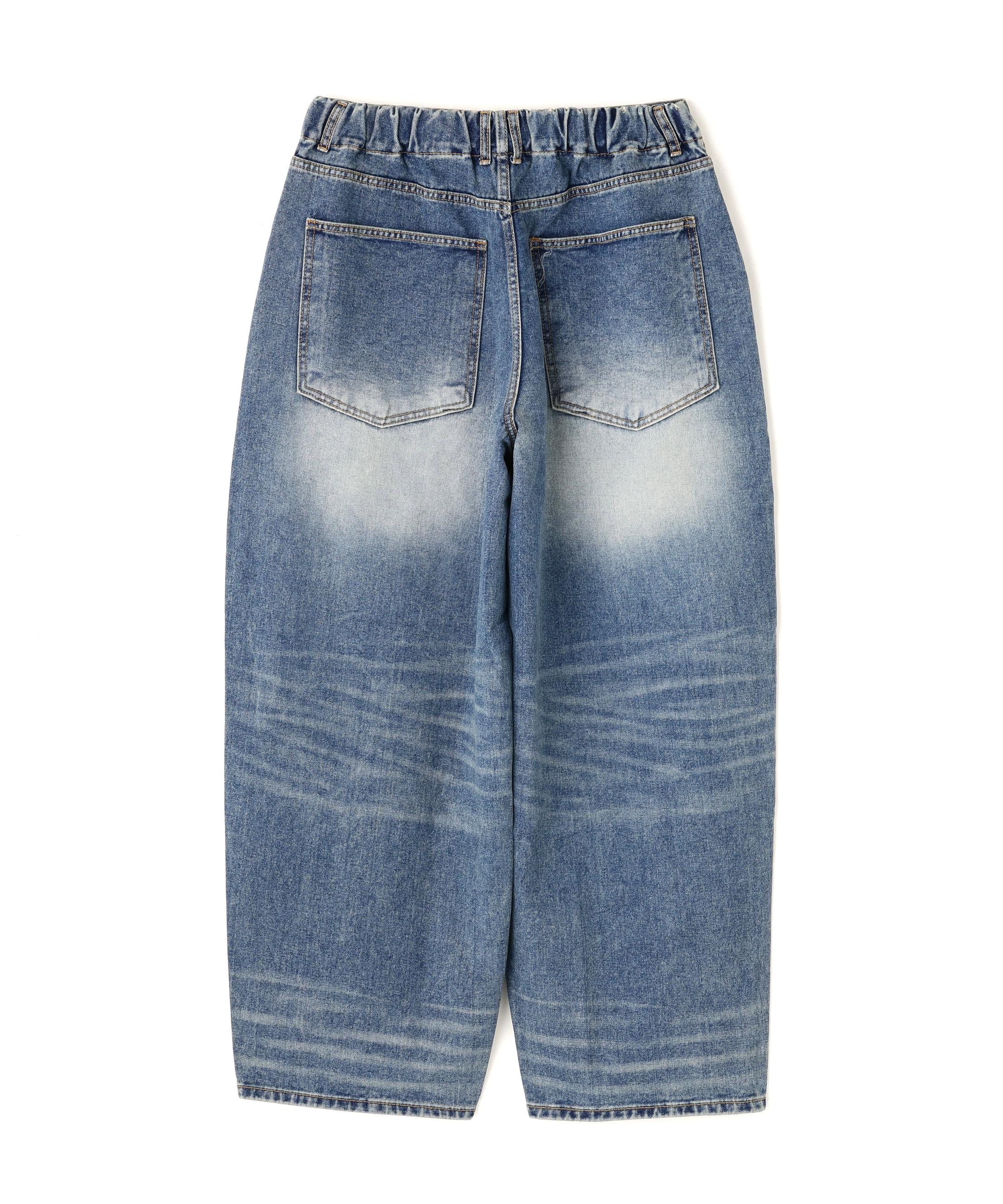 SIS/エスアイエス/Washed Denim Wide Pants Blue ブルー