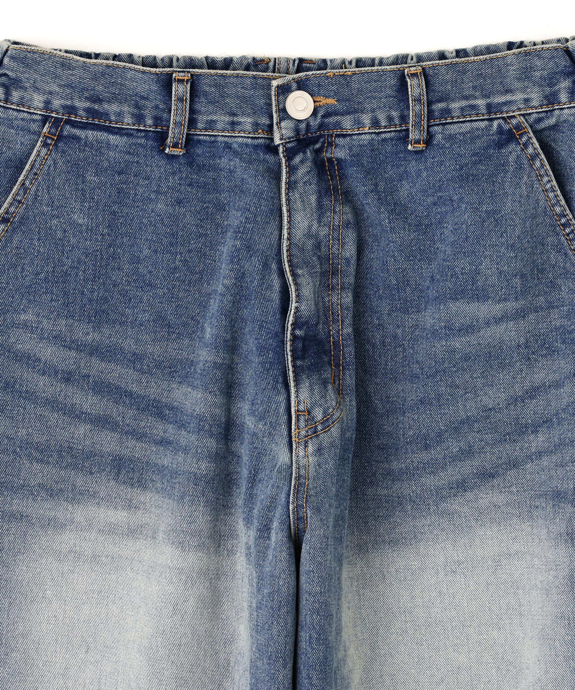 SIS/エスアイエス/Washed Denim Wide Pants Blue ブルー