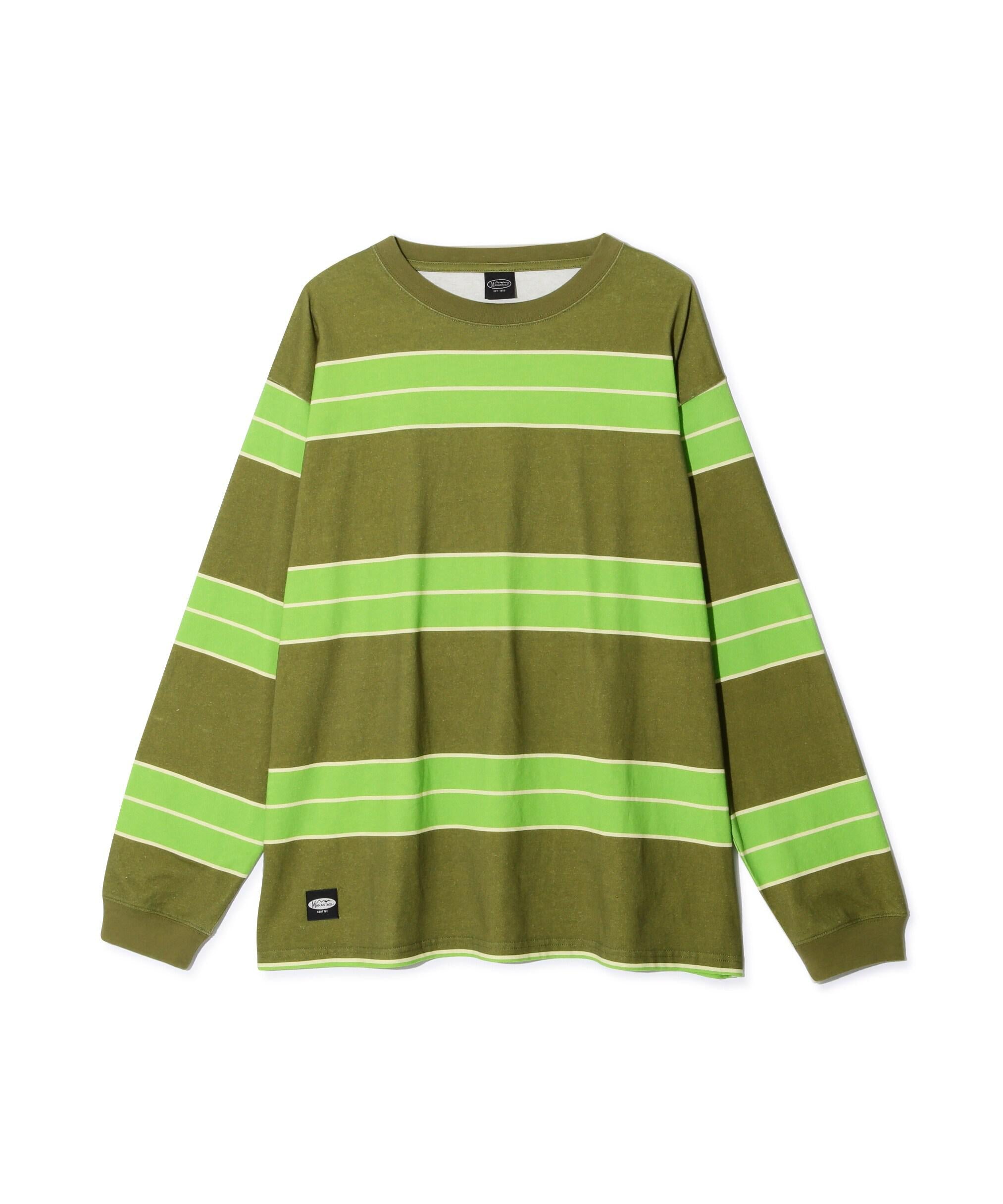 MANASTASH/マナスタッシュ/ABERDEEN RUGGER L/S TEE オリーブ