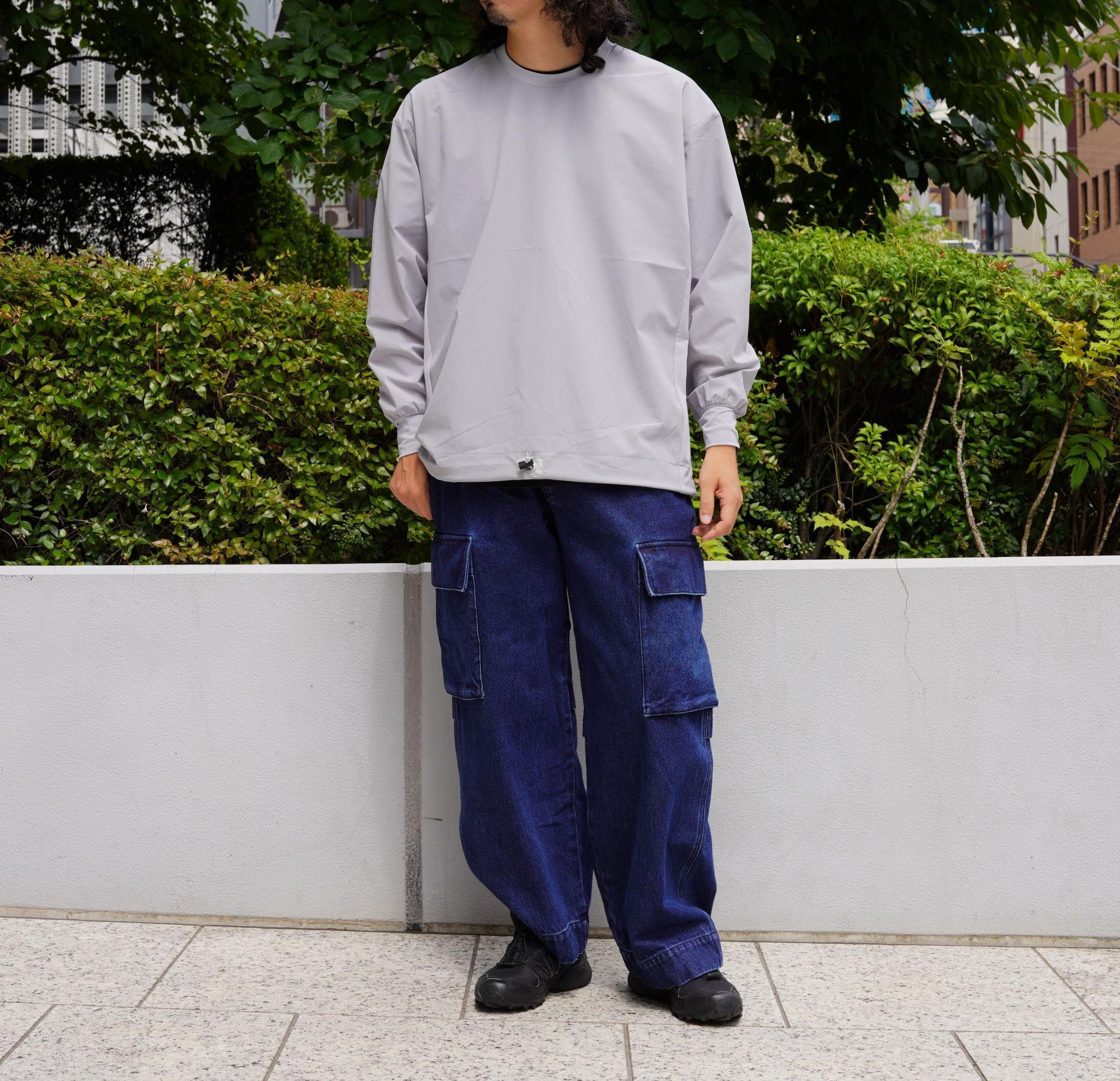 CMF OUTDOOR GARMENT/シーエムエフ アウトドアガーメント 別注 SIMPLE SLOW DRY TEE L/S グレー
