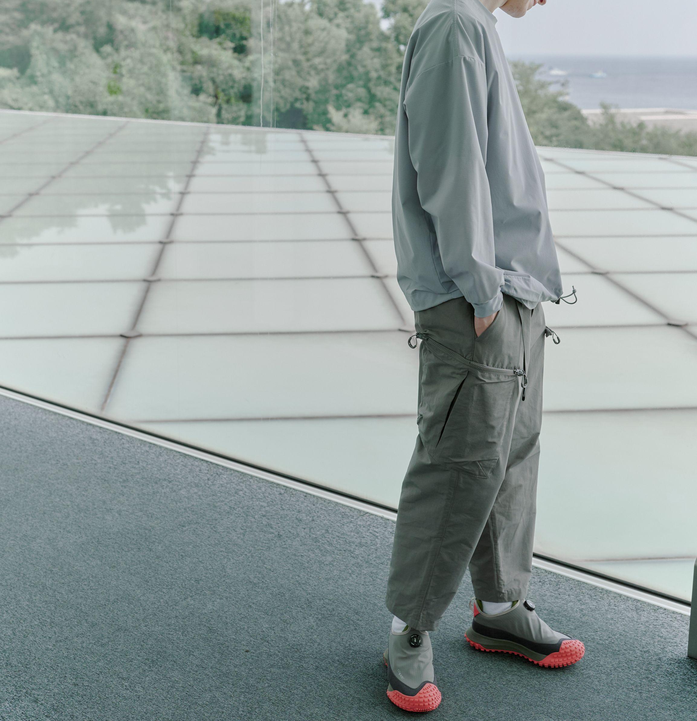 CMF OUTDOOR GARMENT/シーエムエフ アウトドアガーメント 別注 SIMPLE SLOW DRY TEE L/S グレー