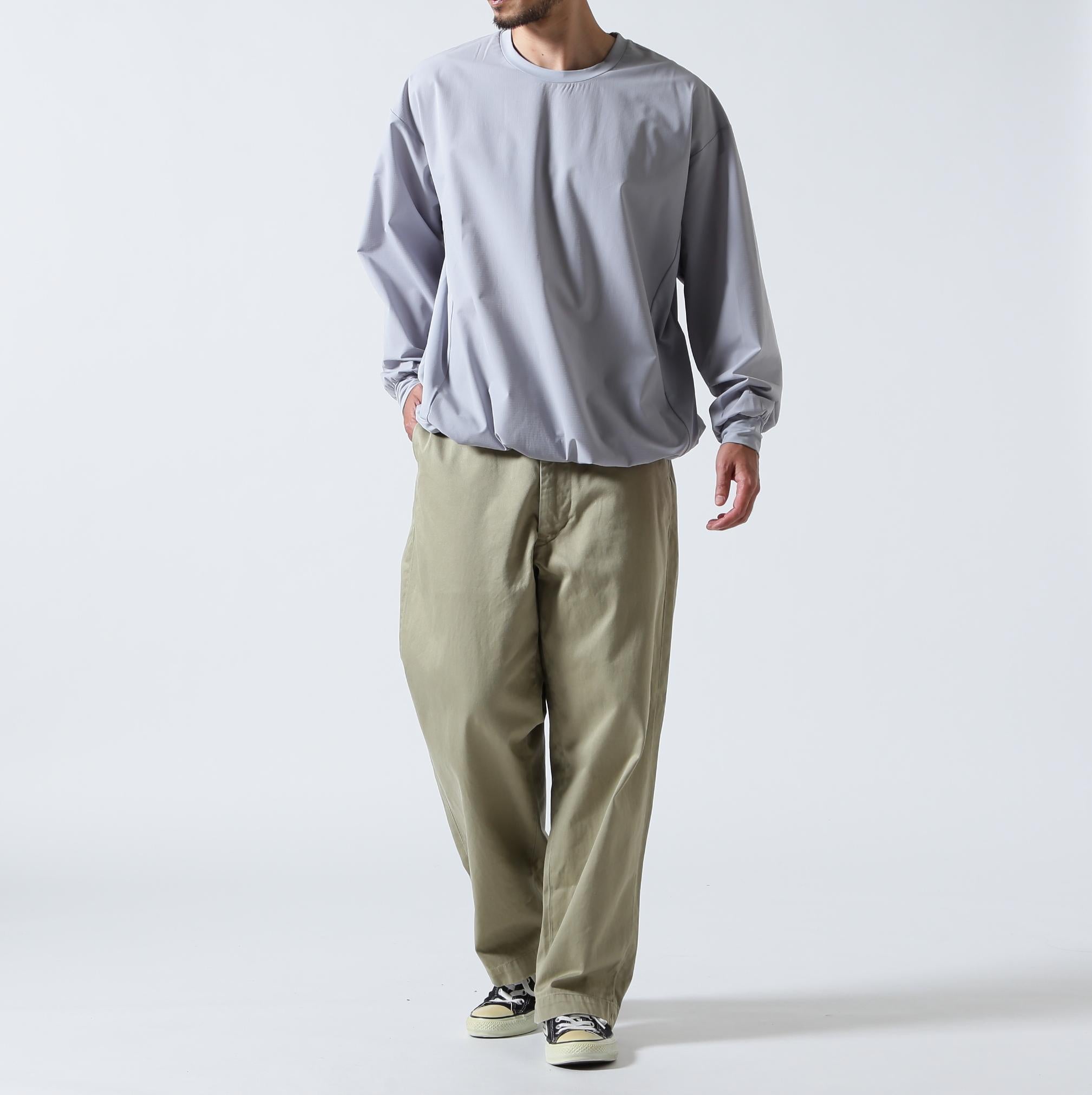 CMF OUTDOOR GARMENT/シーエムエフ アウトドアガーメント 別注 SIMPLE SLOW DRY TEE L/S グレー