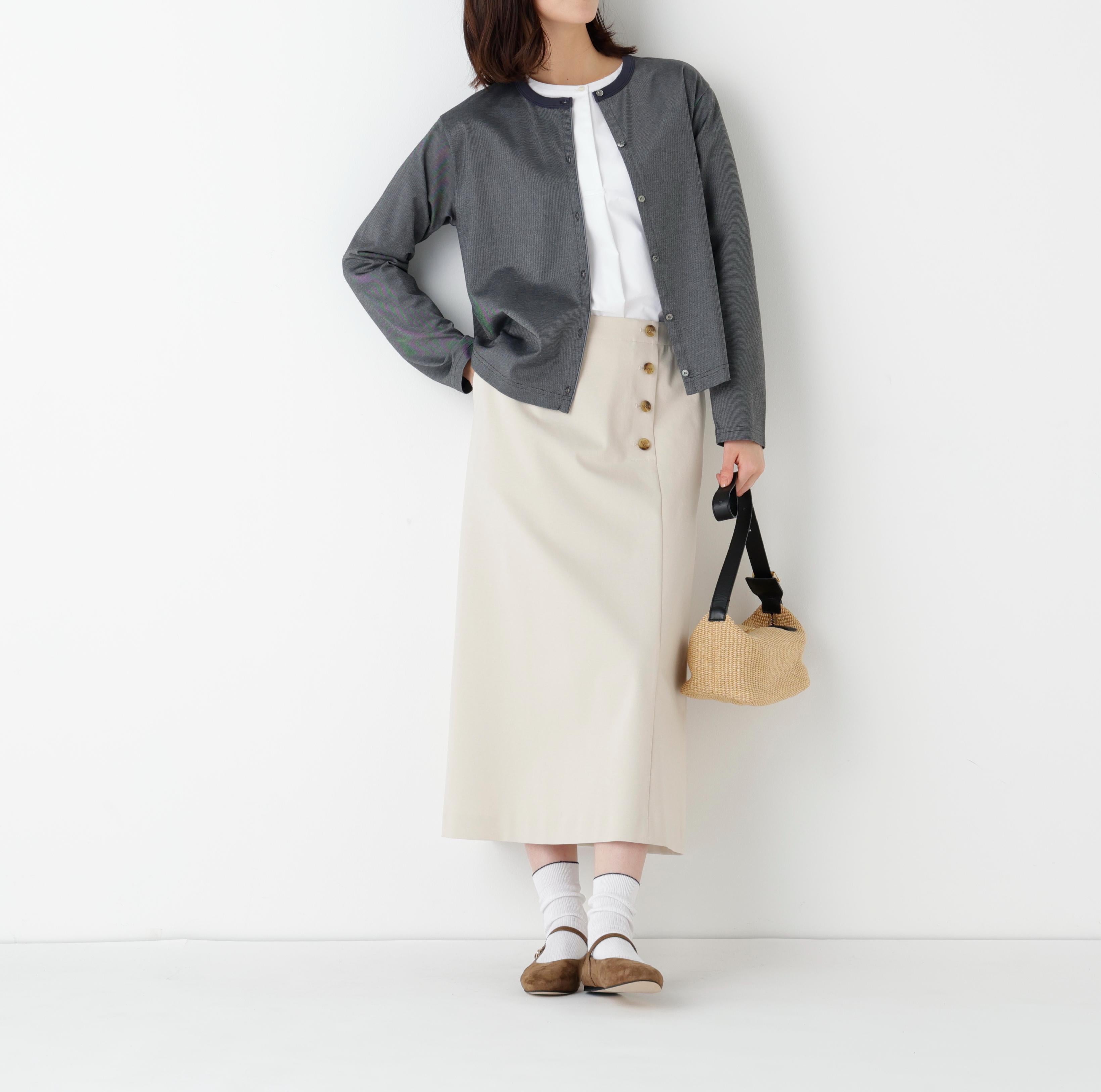 ◆ポンチカーディガン グレー