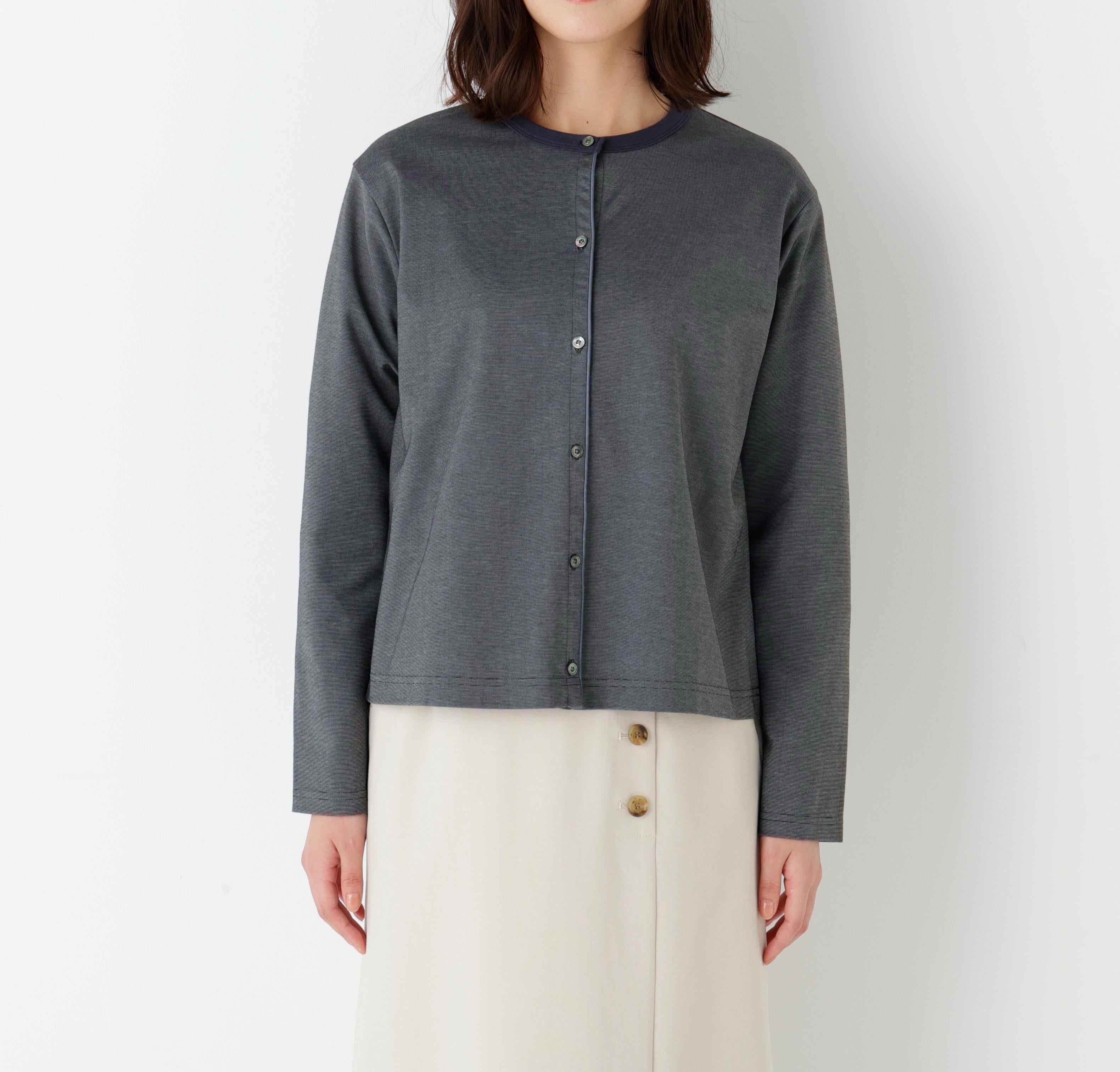 ◆ポンチカーディガン グレー