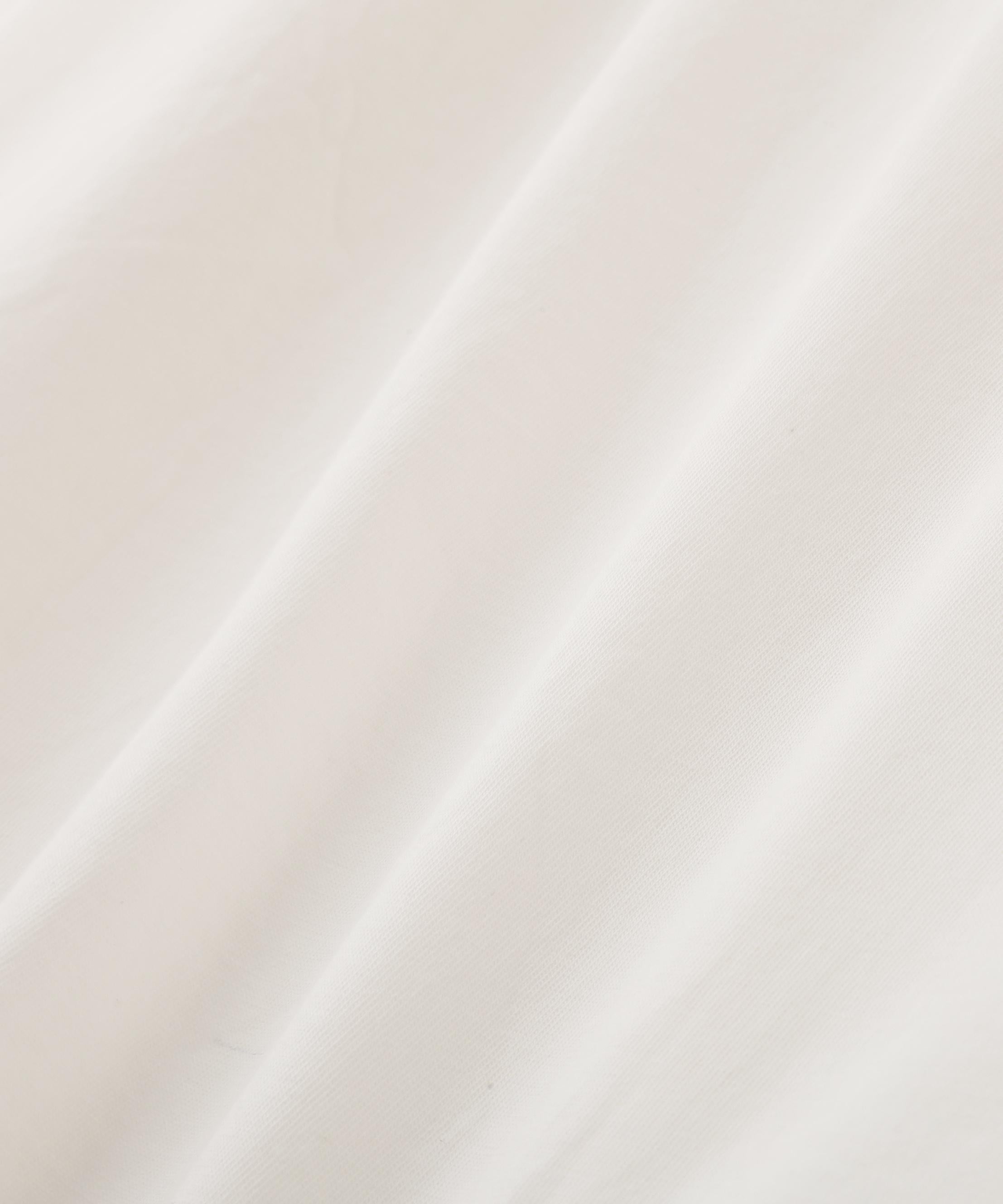 ◆ハイゲージ長袖カットソー ホワイト