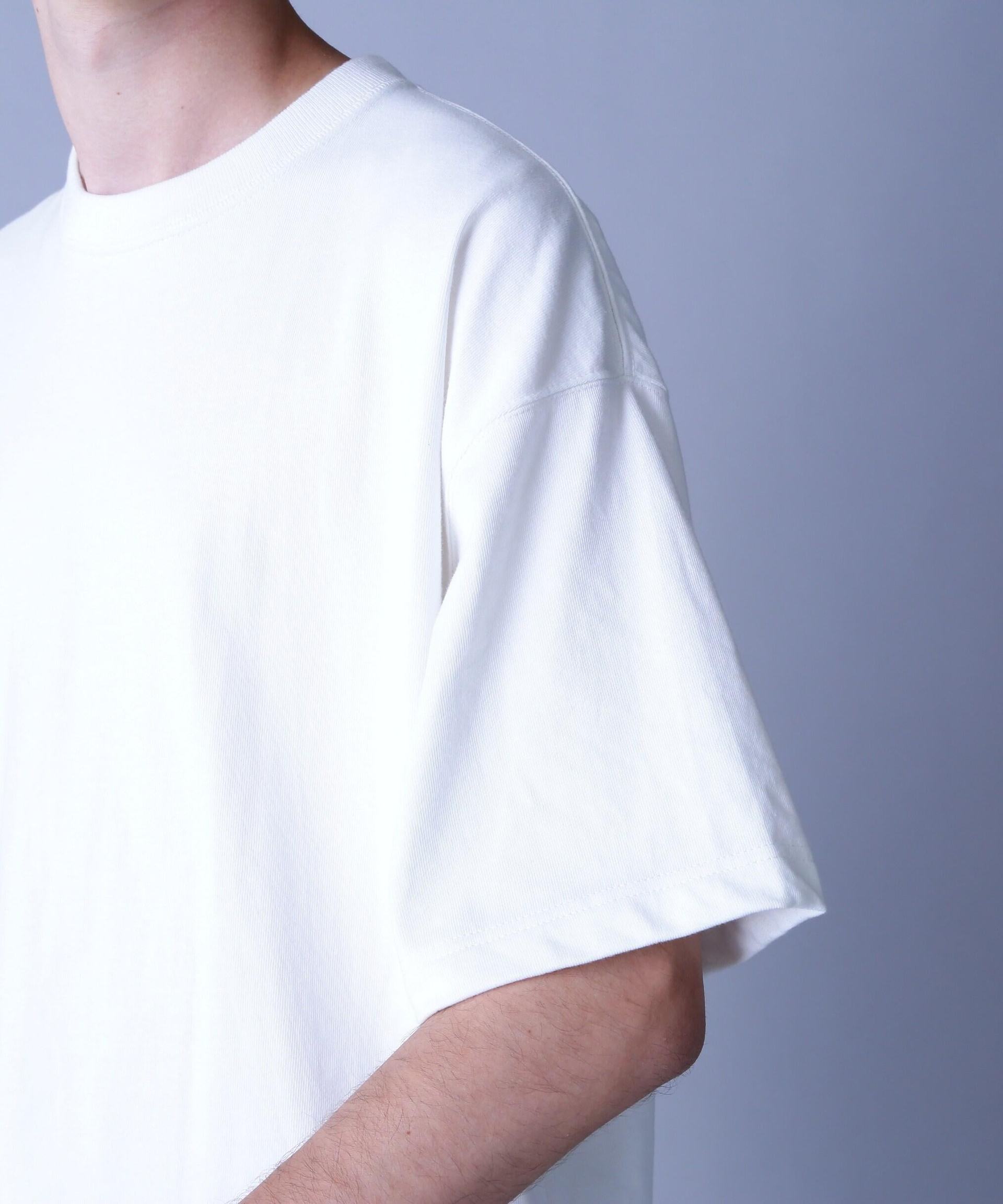 RASIC HEAVYWEIGHT S/S T-SHI>T / ベーシック ヘビーウェイト 半袖 Tシャツ/ AVI>EX / アヴィレッ ホワイト