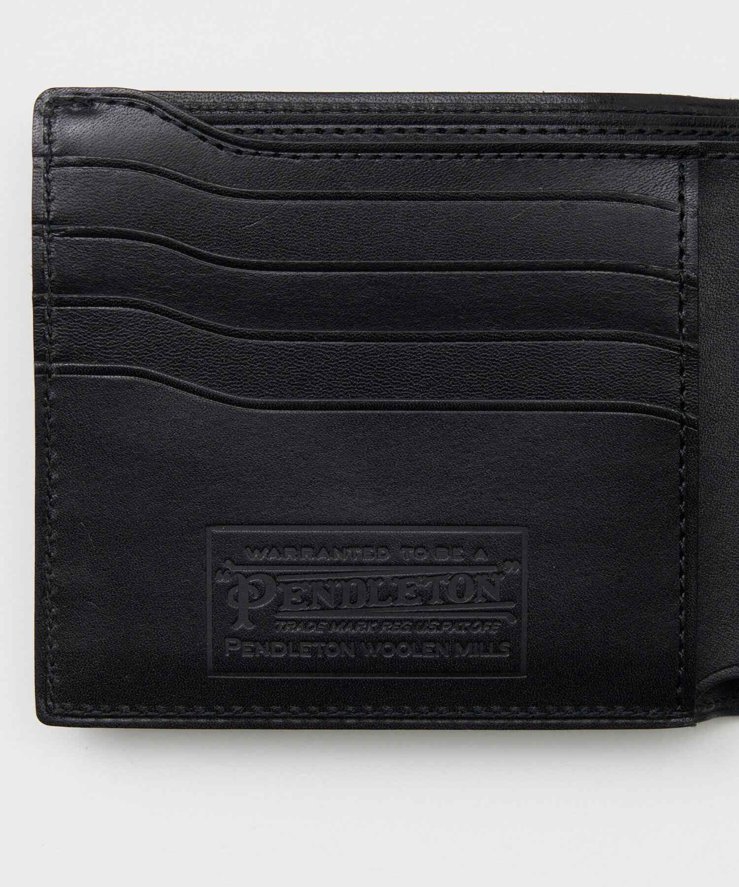 Hende SchemexPENDLETON/half folded wallet ブラック