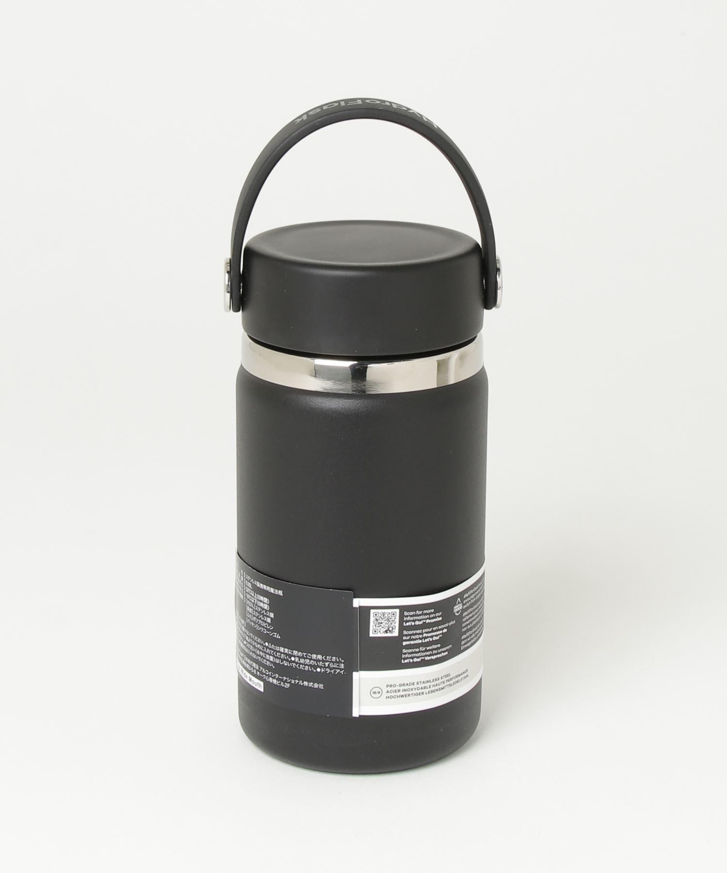 Hydo Flask/ハイドロフラスク 12oz Wide Mouth 12オンスワイド ブラック