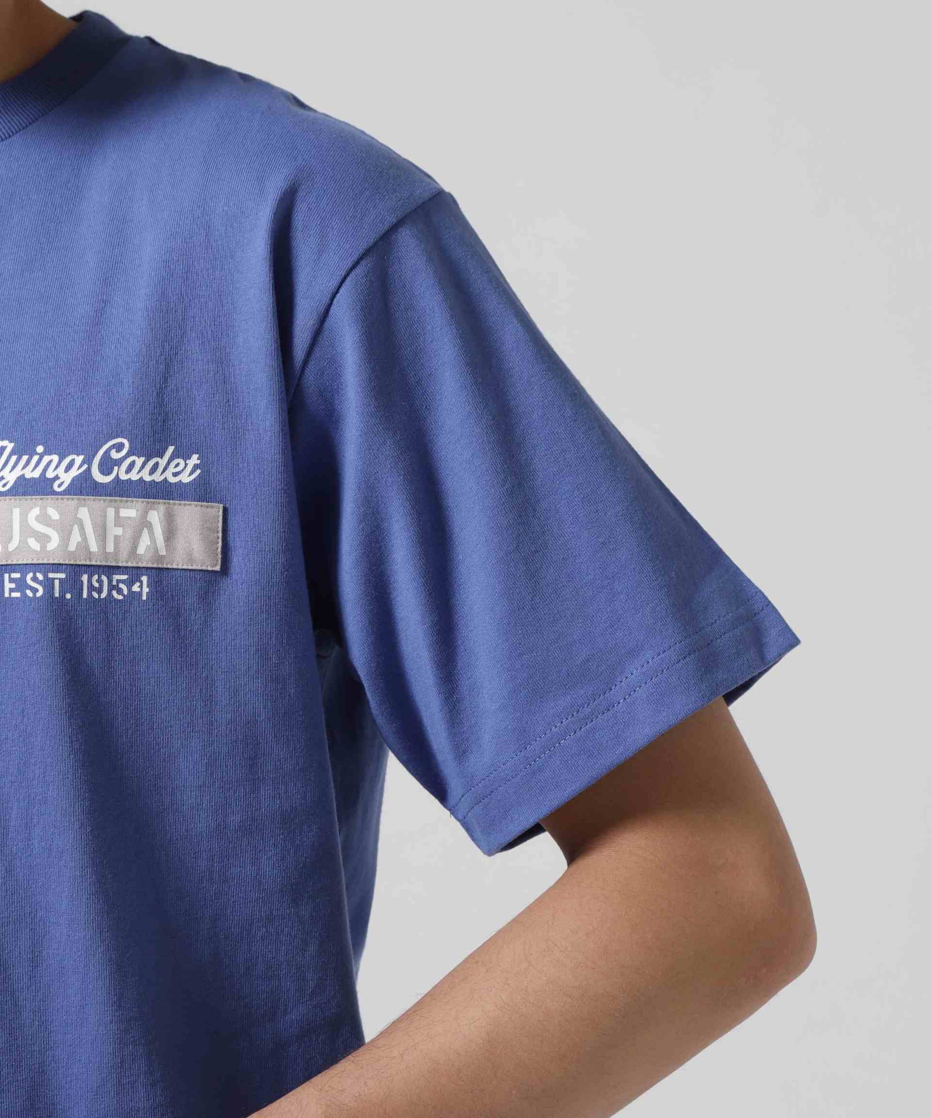 CADET PATCH T-SHI>T / カデット パッチ 半袖Tシャツ / AVI>EX / アヴィレックス ライトブルー3