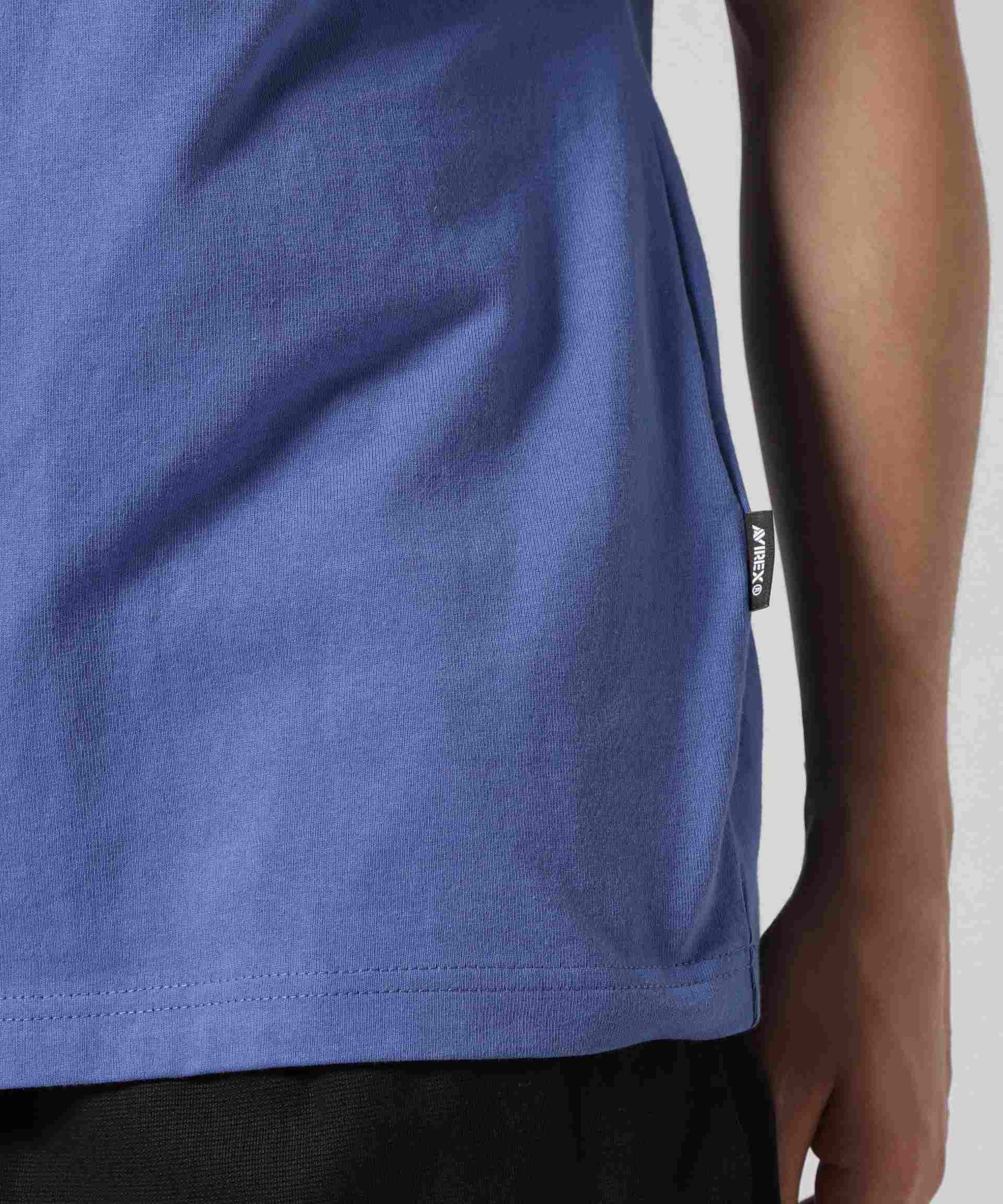 CADET PATCH T-SHI>T / カデット パッチ 半袖Tシャツ / AVI>EX / アヴィレックス ライトブルー3