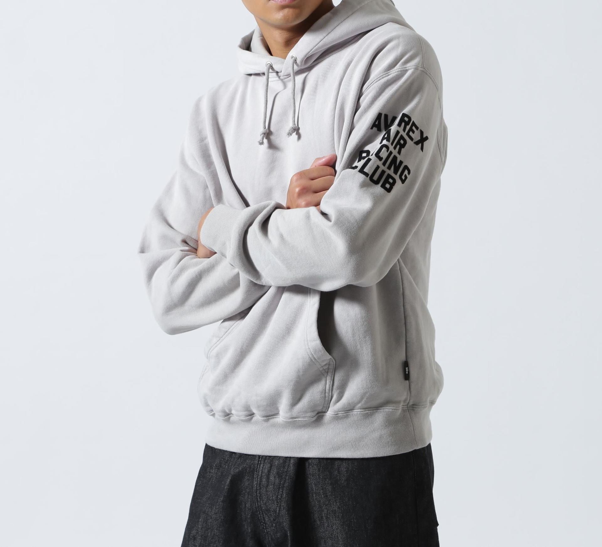 《A.A.>.C》PATCHED SWEAT HOODIE ライトグレー3
