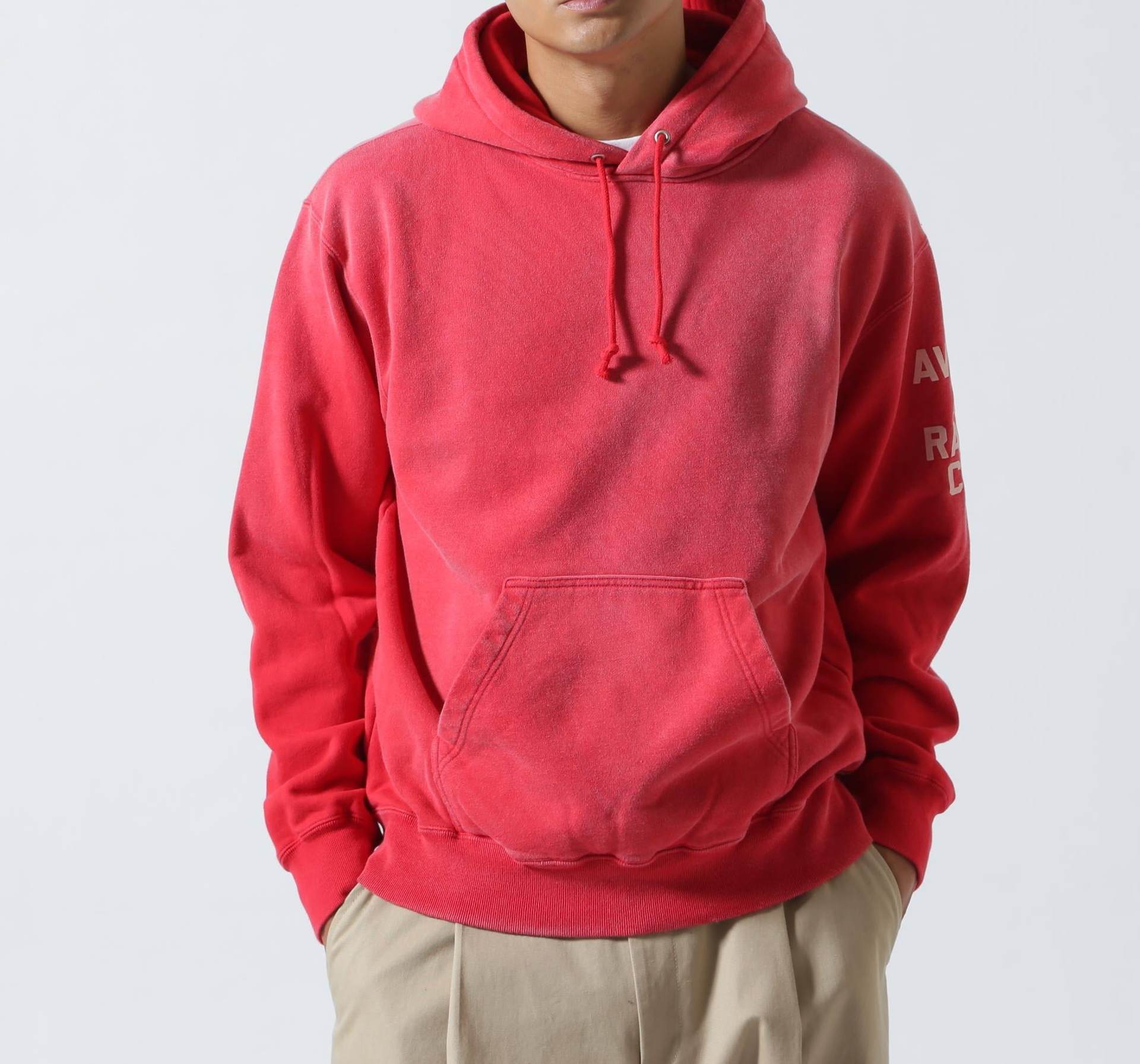 《A.A.>.C》PATCHED SWEAT HOODIE レッド