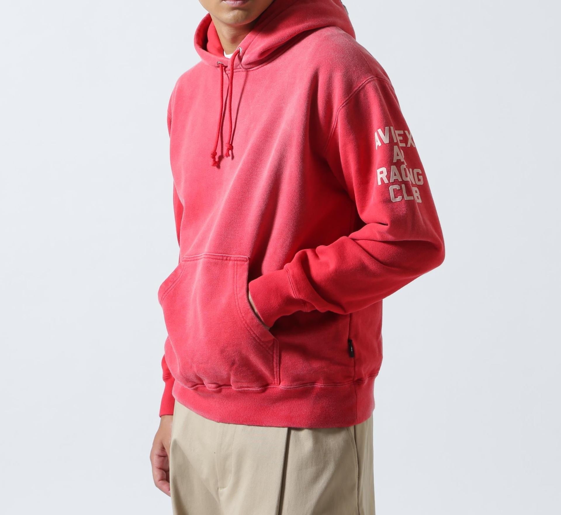 《A.A.>.C》PATCHED SWEAT HOODIE レッド