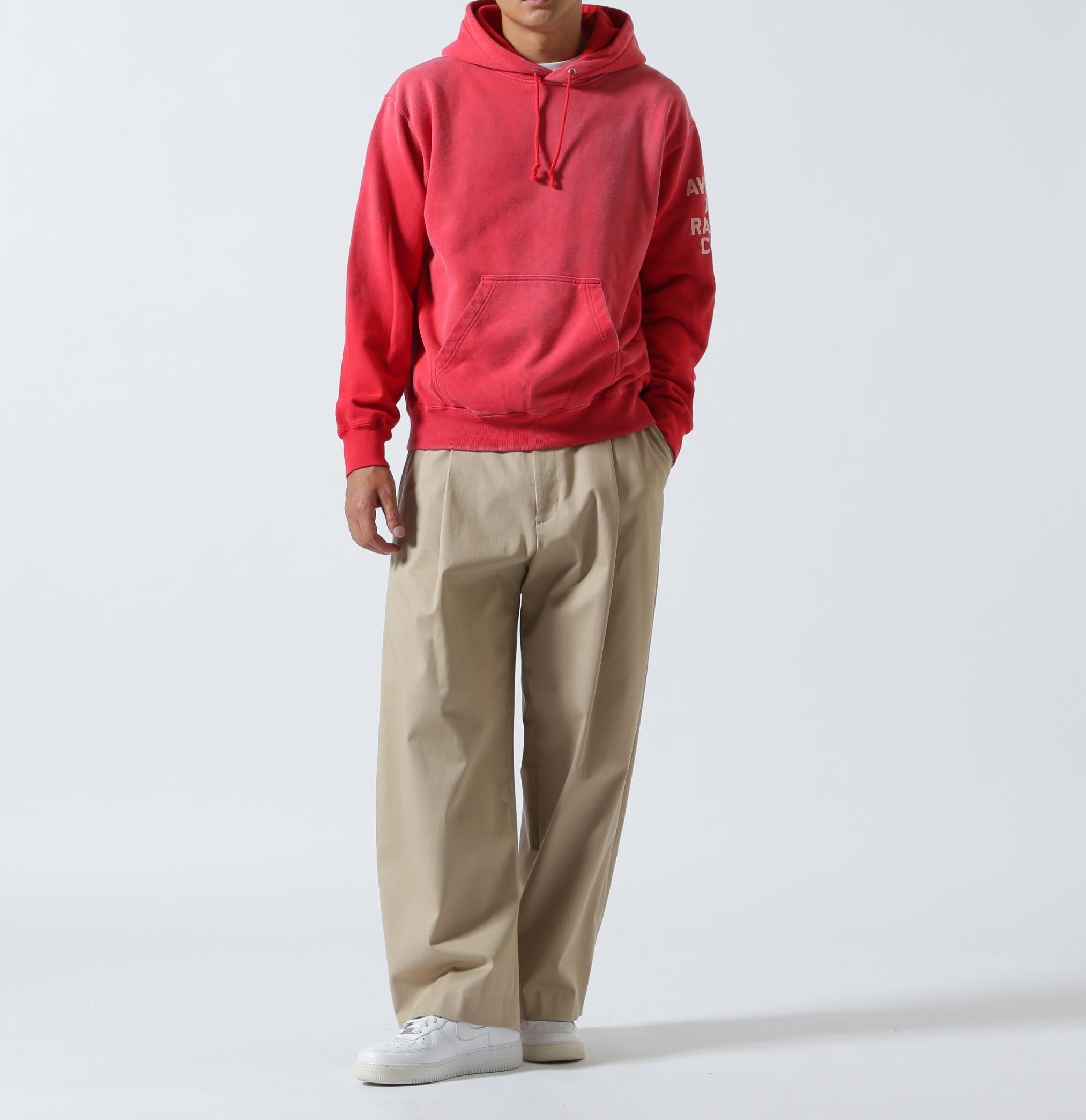 《A.A.>.C》PATCHED SWEAT HOODIE レッド