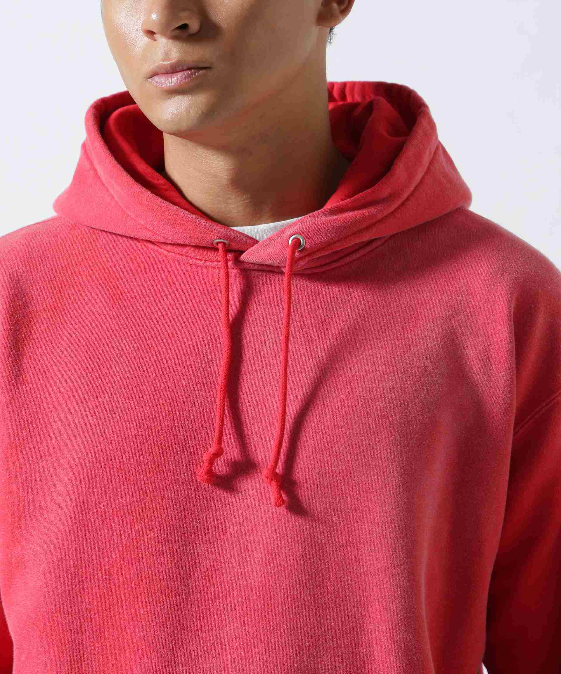 《A.A.>.C》PATCHED SWEAT HOODIE レッド