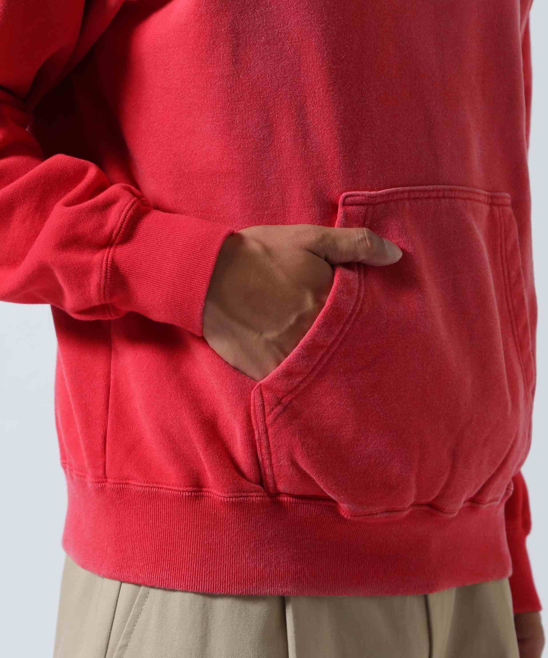 《A.A.>.C》PATCHED SWEAT HOODIE レッド