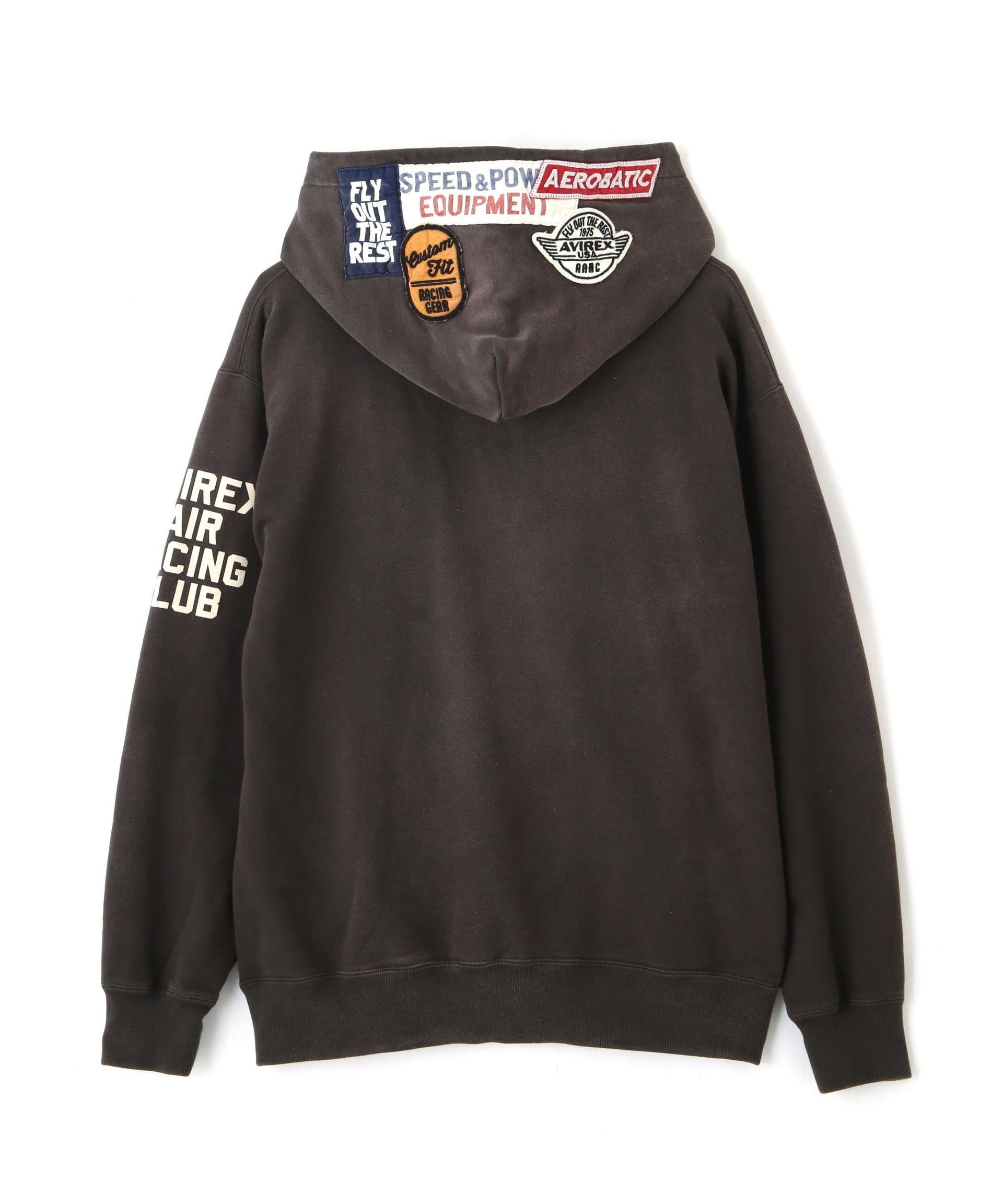 《A.A.>.C》PATCHED SWEAT HOODIE チャコール