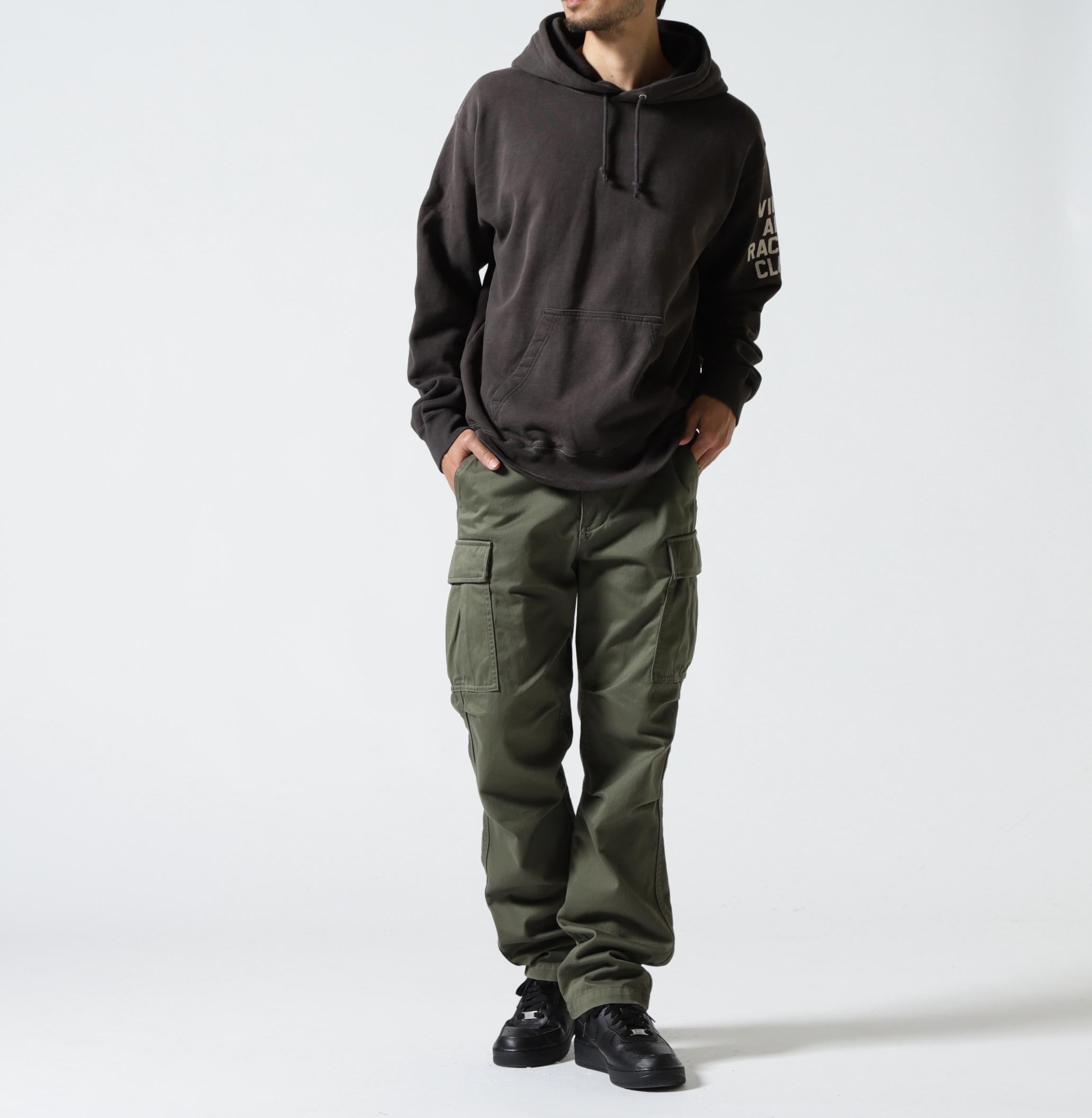 《A.A.>.C》PATCHED SWEAT HOODIE チャコール