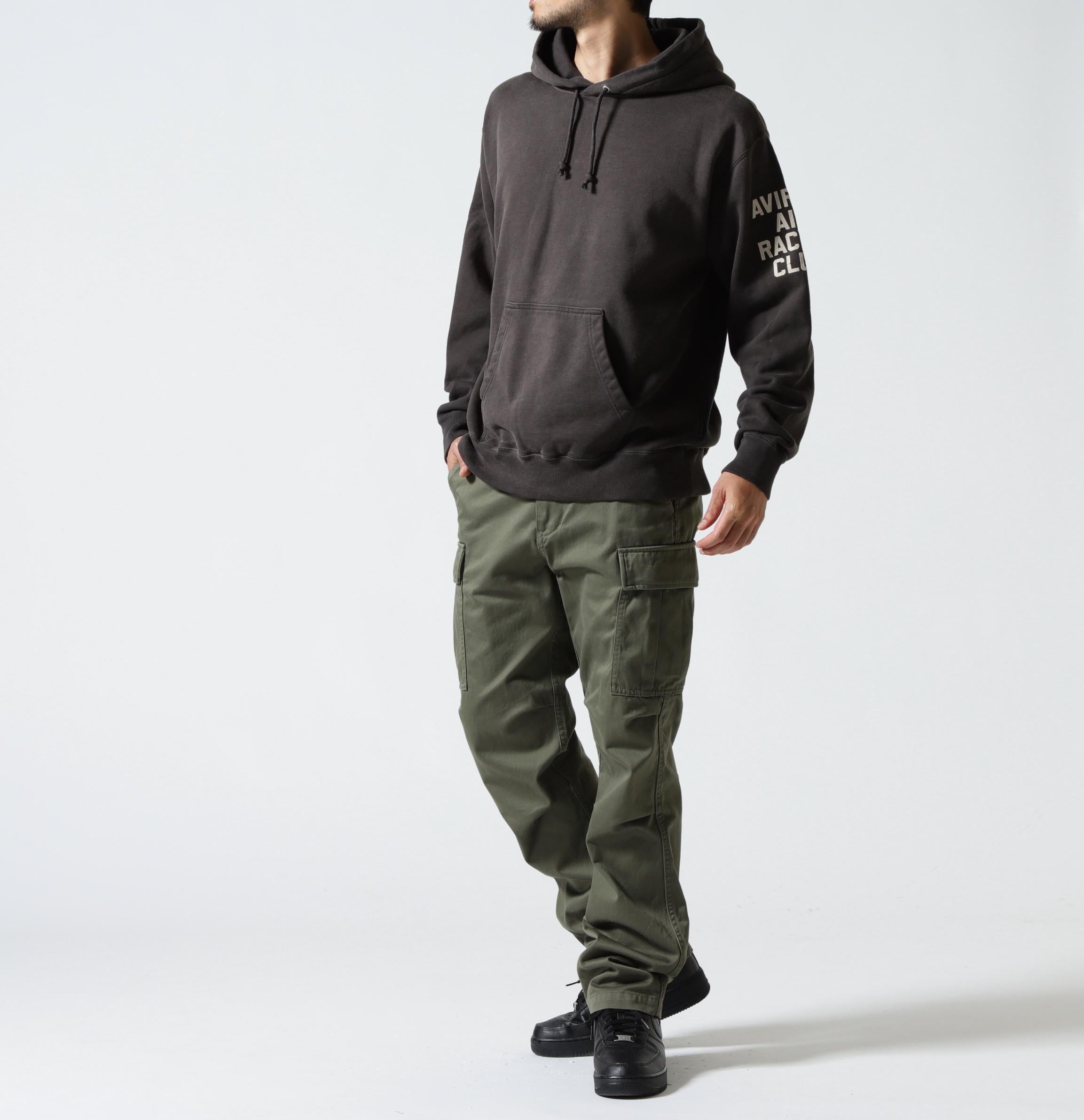 《A.A.>.C》PATCHED SWEAT HOODIE チャコール