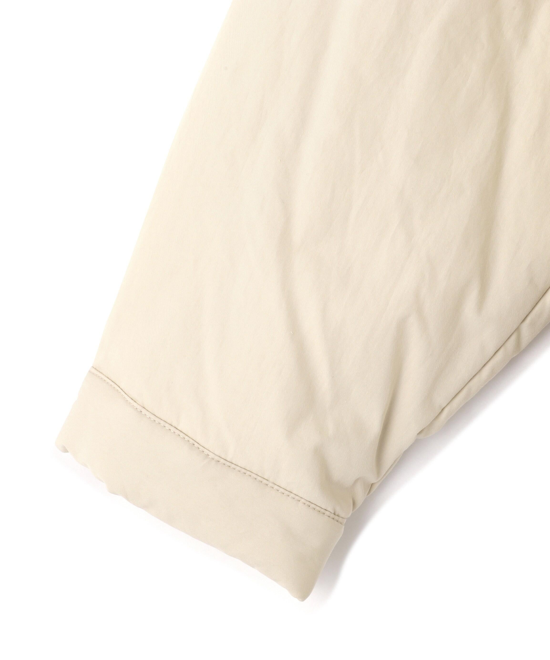 中綿ロングミリタリーコート オフホワイト