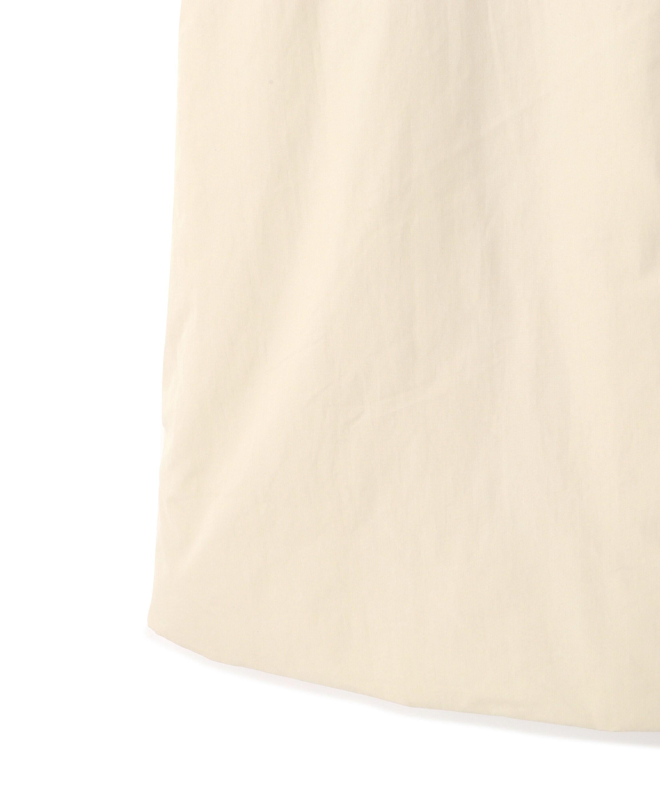 中綿ロングミリタリーコート オフホワイト